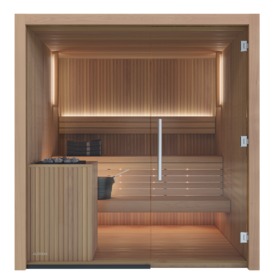 Auroom Libera Glass Cabin Sauna Kit