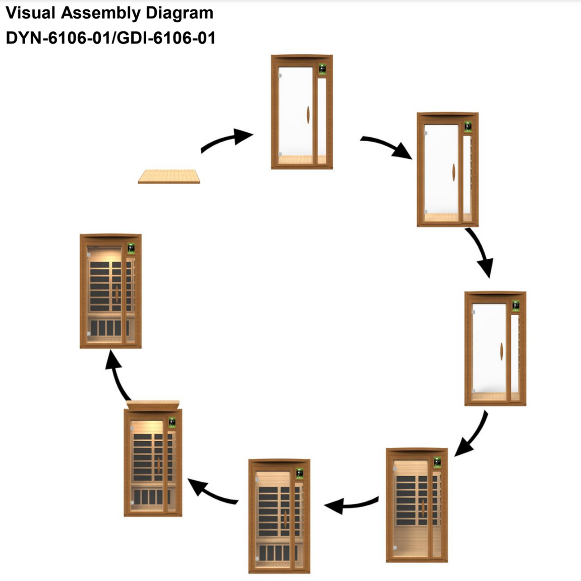 Dynamic Barcelona Elite 1-2-person Ultra Low EMF FAR Infrared Sauna - DYN-6106-01 Elite
