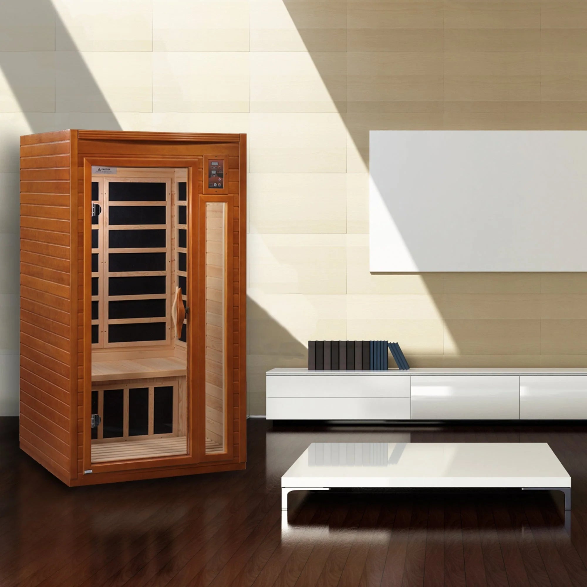 Dynamic Barcelona Elite 1-2-person Ultra Low EMF FAR Infrared Sauna - DYN-6106-01 Elite
