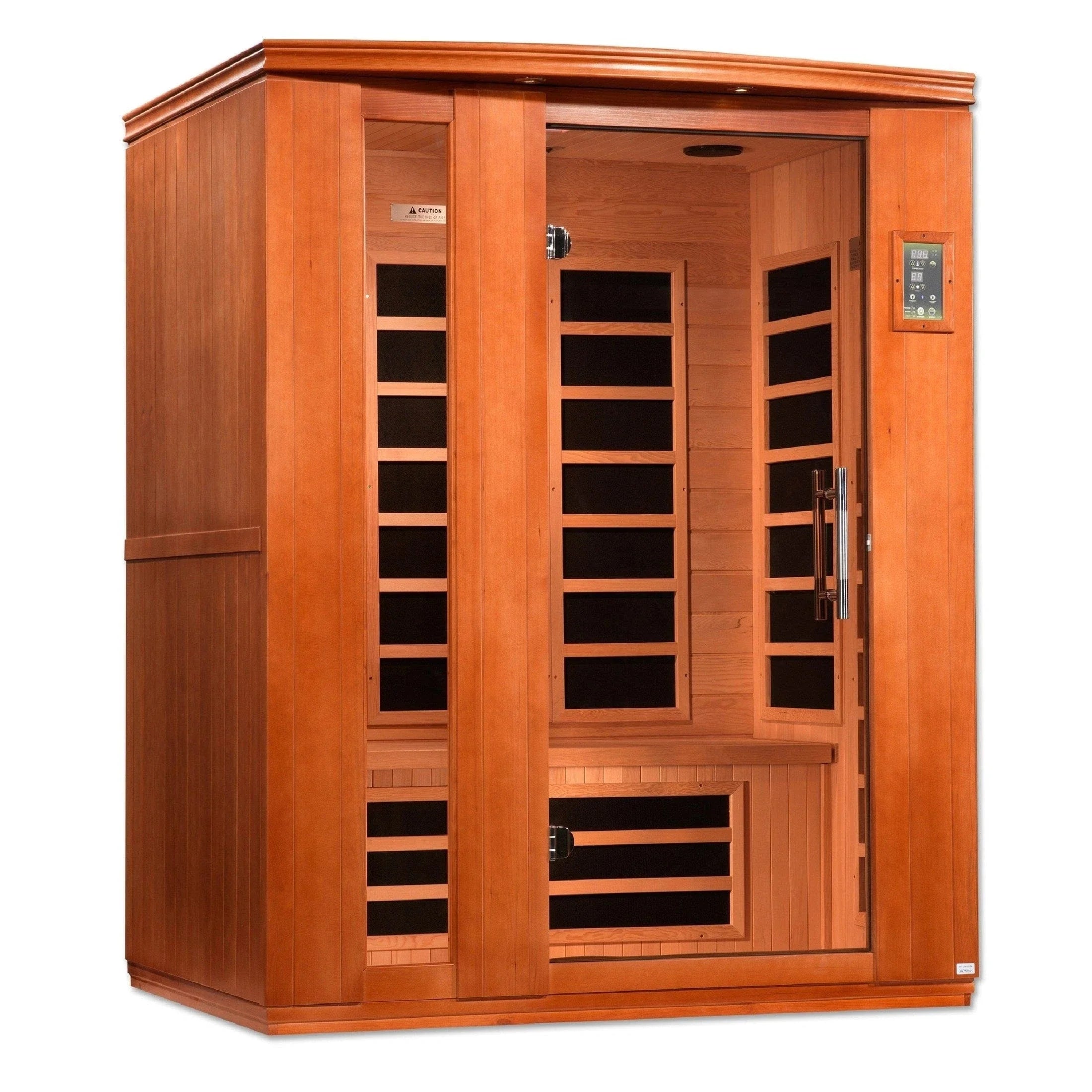 Dynamic "Lugano" 3-person Low EMF FAR Infrared Sauna DYN-6336-02