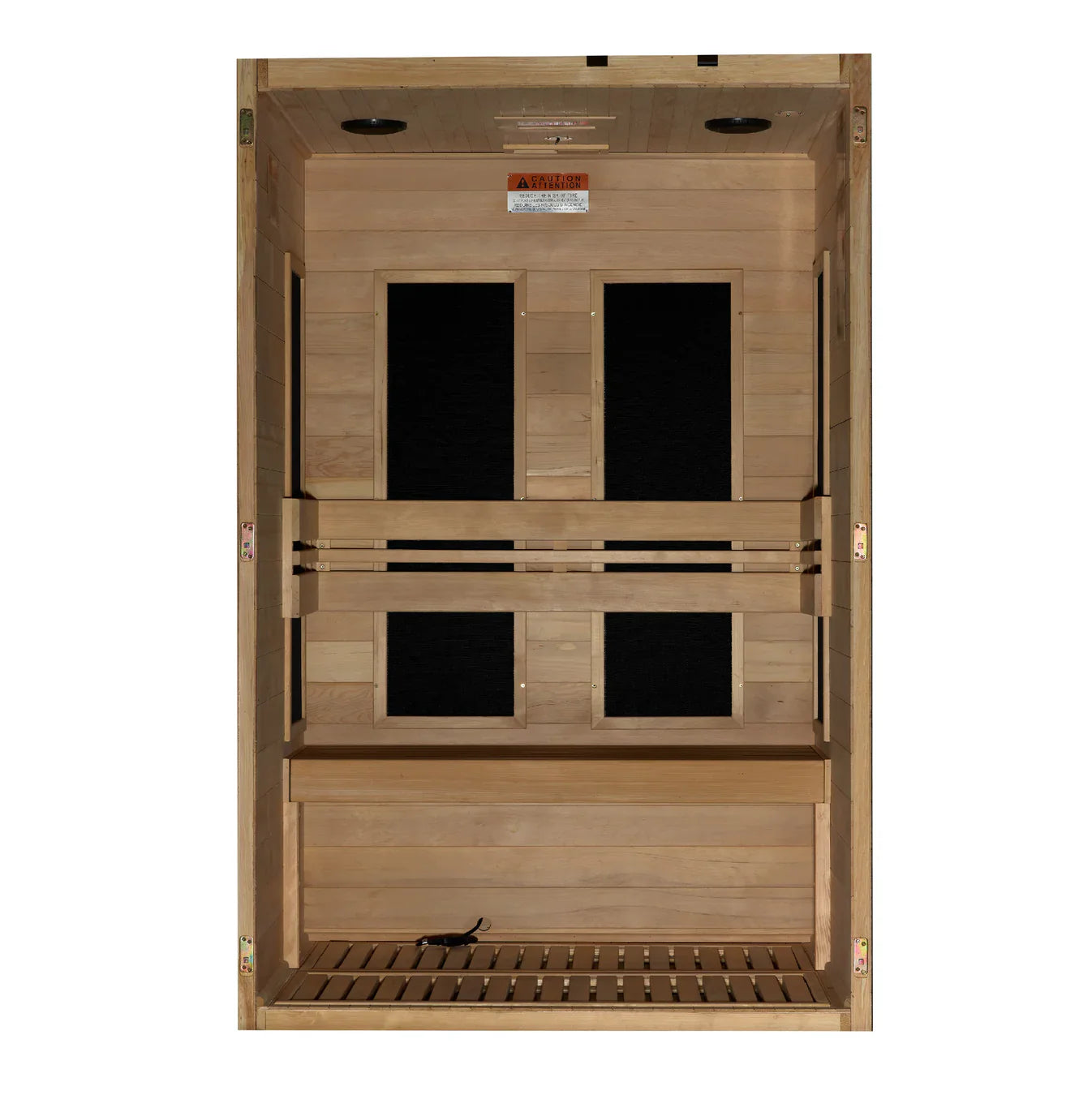 New 2026 Model Dynamic “Lucca” 2 Person Low EMF FAR Infrared Sauna DYN-6215-05