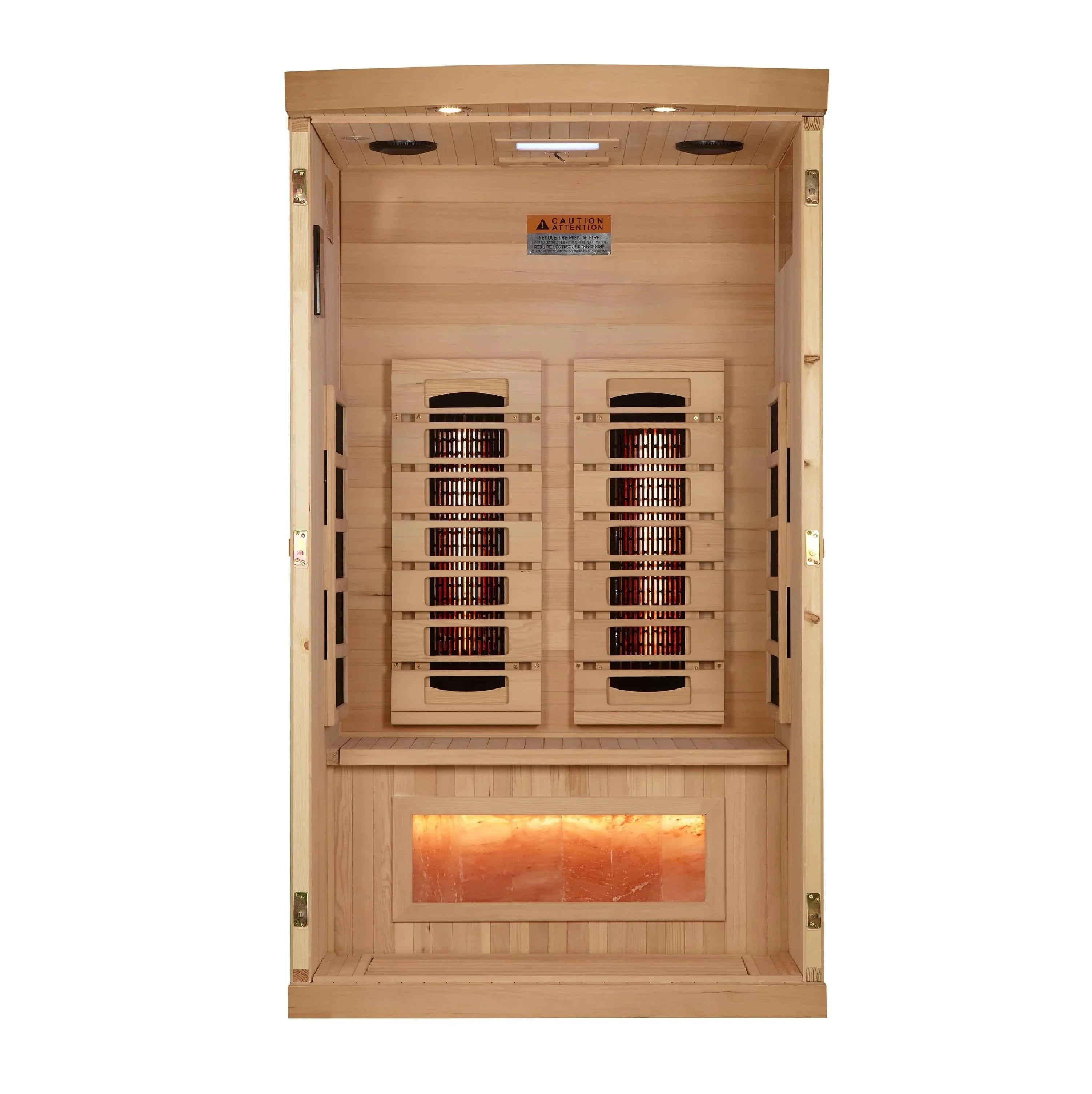 Golden Designs 1-2-Person 2025 Reserve Edition GDI-8010-03 Full Spectrum with Himalayan Salt Bar