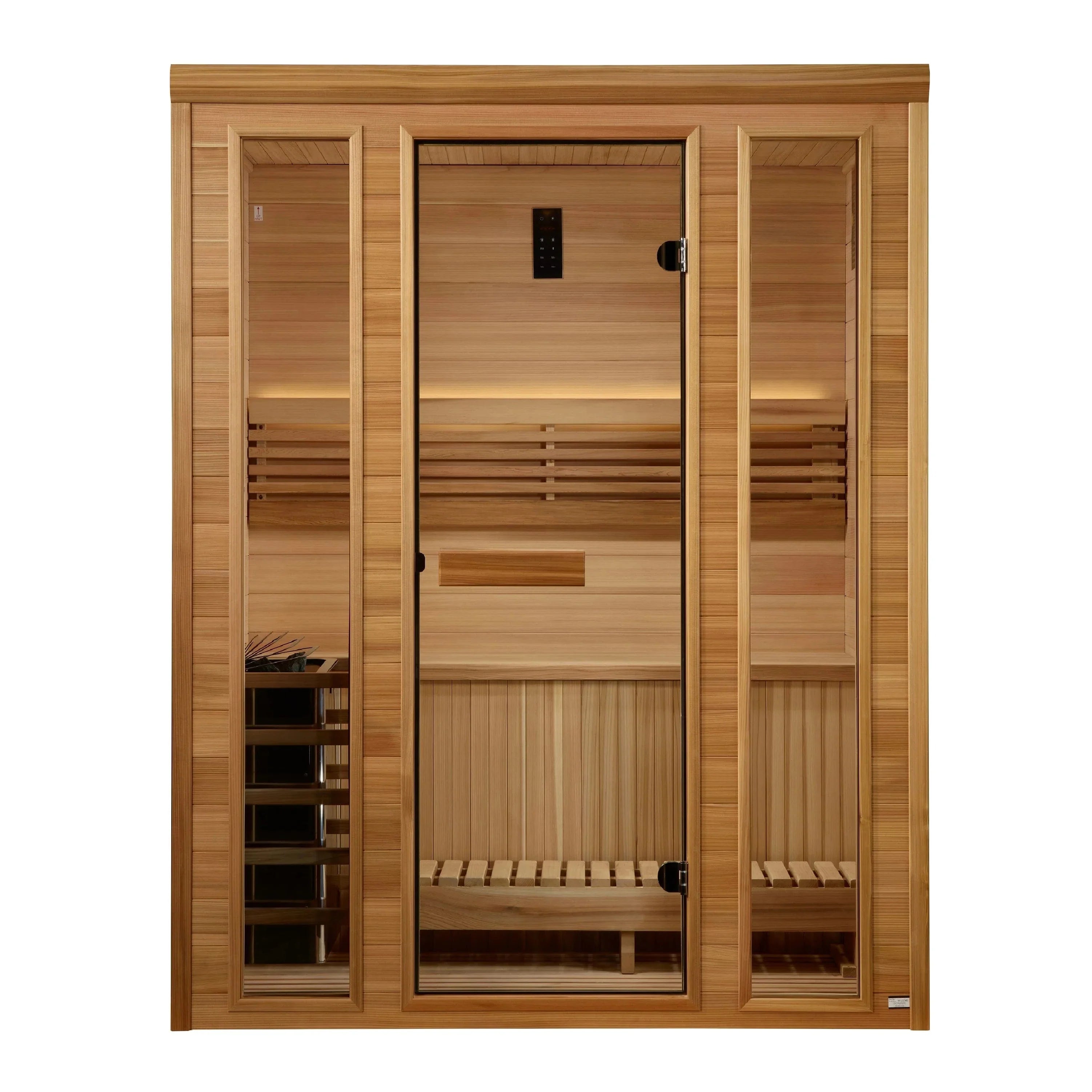 Golden Designs 2025 "Andermatt Edition" 3 Person Traditional Steam Sauna (GDI-7030-01)