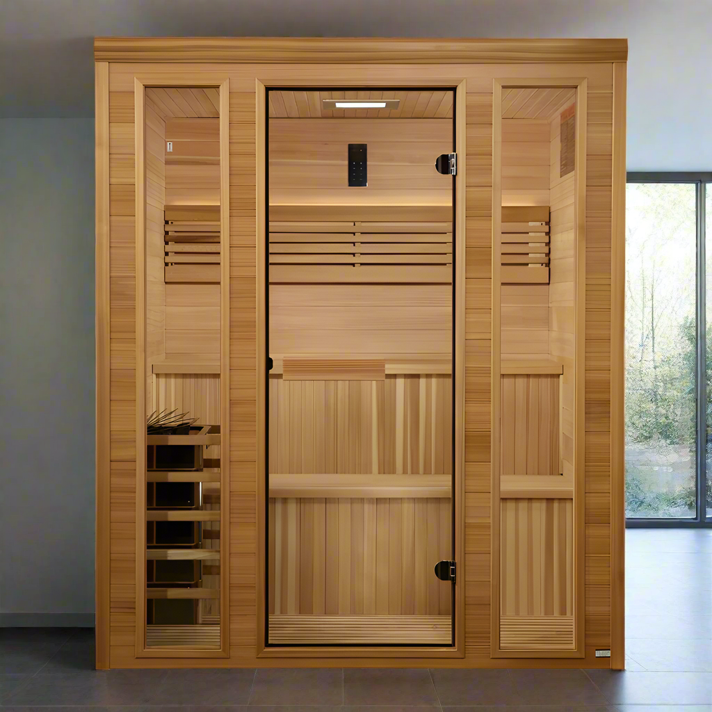 Golden Designs 2025 "Engelberg Edition" 6 Person Traditional Steam Sauna (GDI-7060-01)