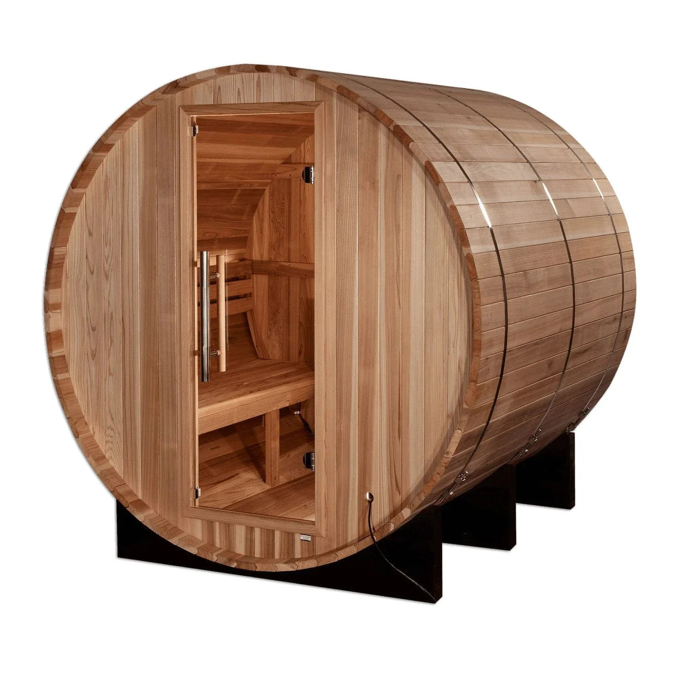 Golden Designs "Arosa" 4 Person Barrel Traditional Sauna GDI-B004-01