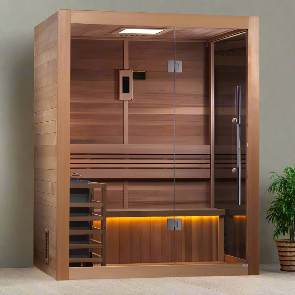 Golden Designs "Hanko Edition" 2 Person Indoor Traditional Sauna GDI-7202-01