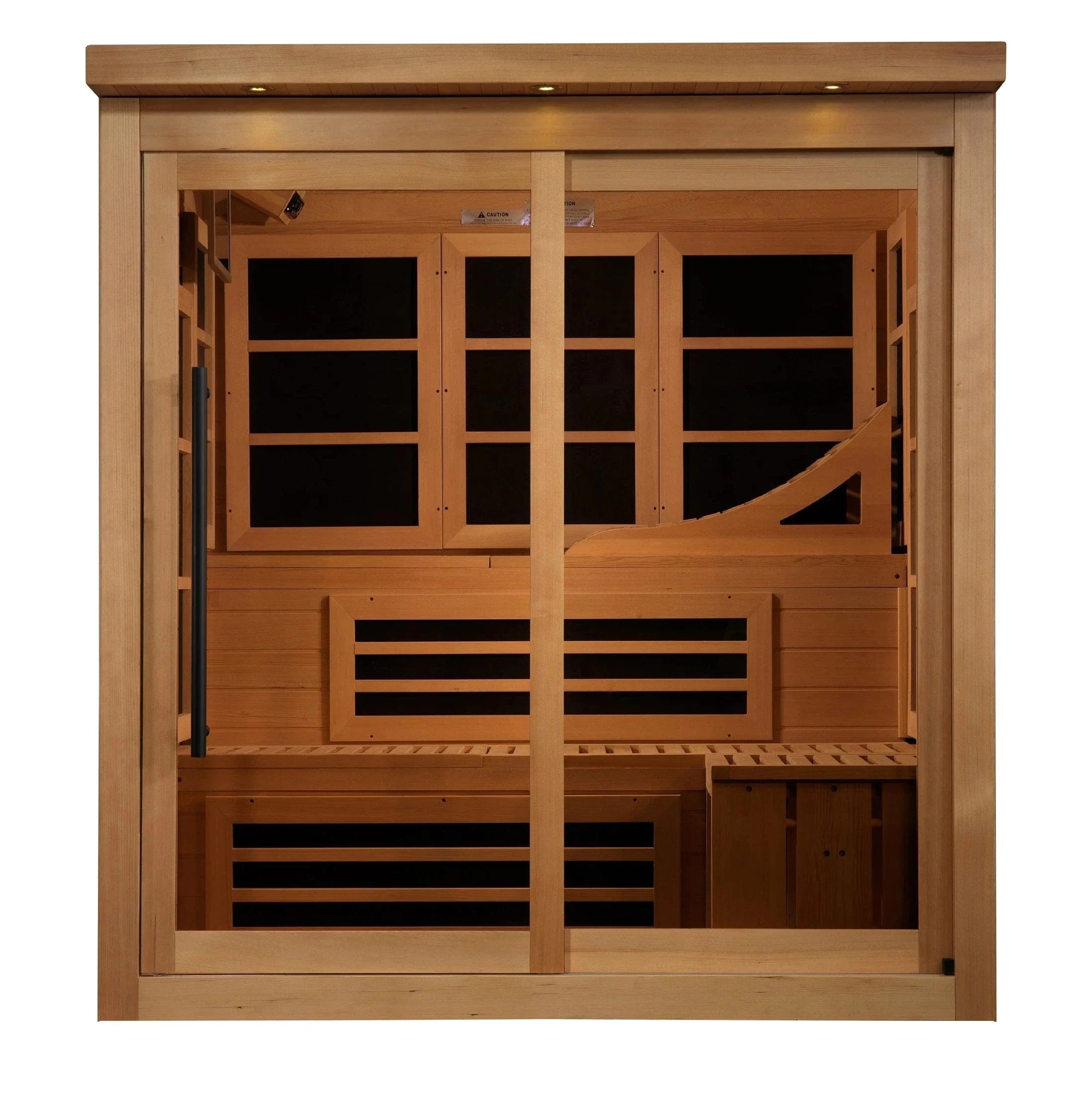 Golden Designs 6-person PureTech™ Near Zero EMF FAR Infrared Sauna - GDI-6996-02 Elite
