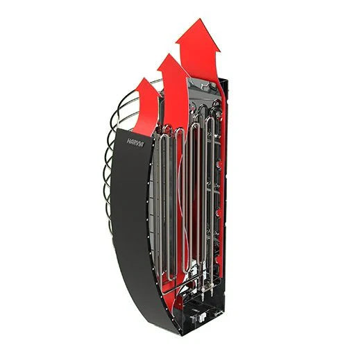 Harvia Spirit SP90E Spirit Series 9kW Sauna Heater, Black