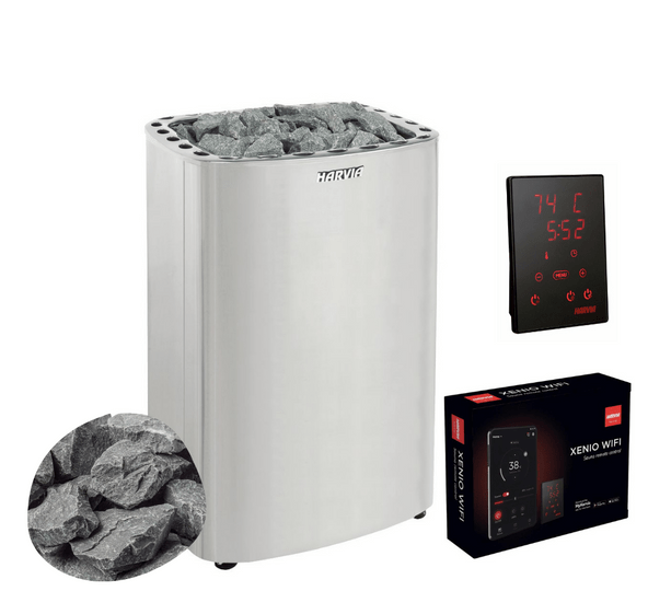 Harvia Club K15G Electric Sauna Heater Package