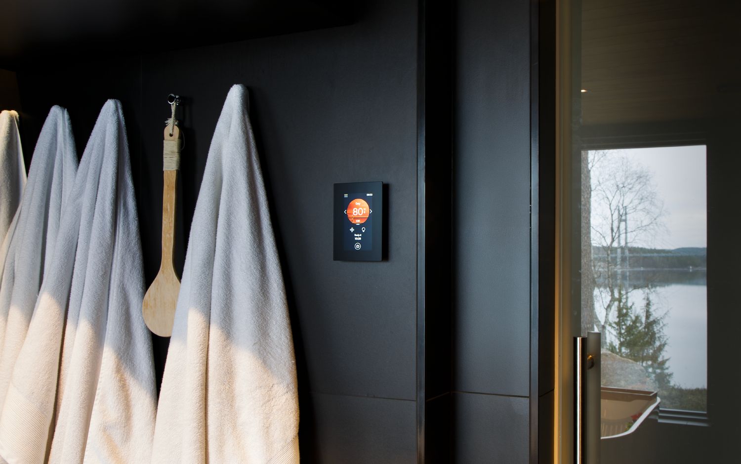 Harvia Fenix FX001XW WiFi Touchscreen Control Panel Smart Sauna Control, Redesigned for Modern Living