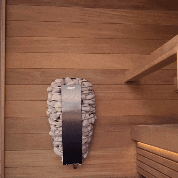 Harvia Spirit SP60E Electric Sauna Heater Package