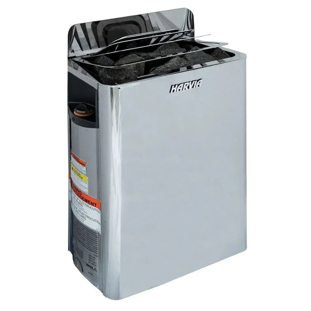 Harvia The Wall Series, 6kW, Stainless Steel Sauna Heater, 240V 1PH HSWS6U1B