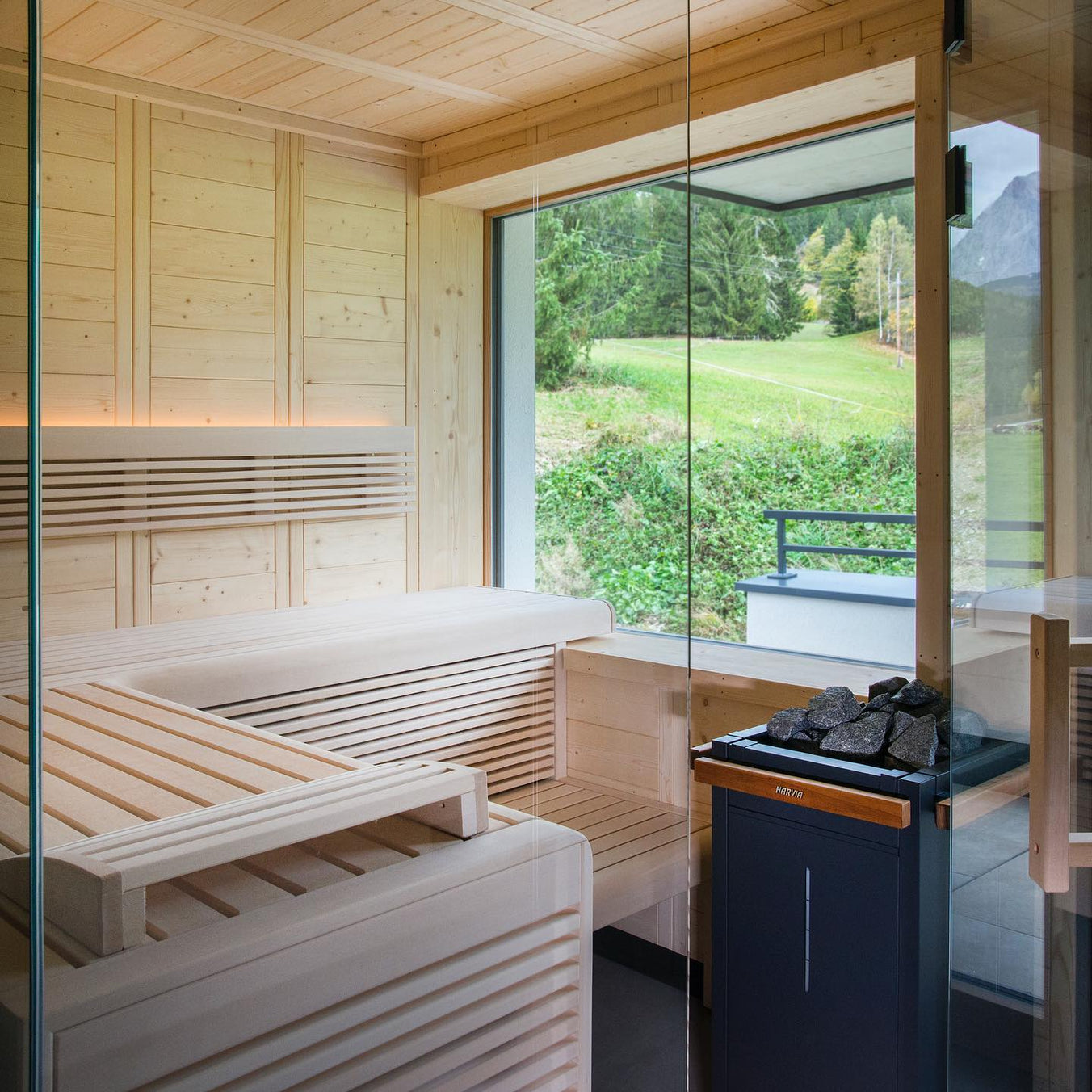 Harvia Virta Combi HL110SA Steamer & Electric Sauna Heater Package