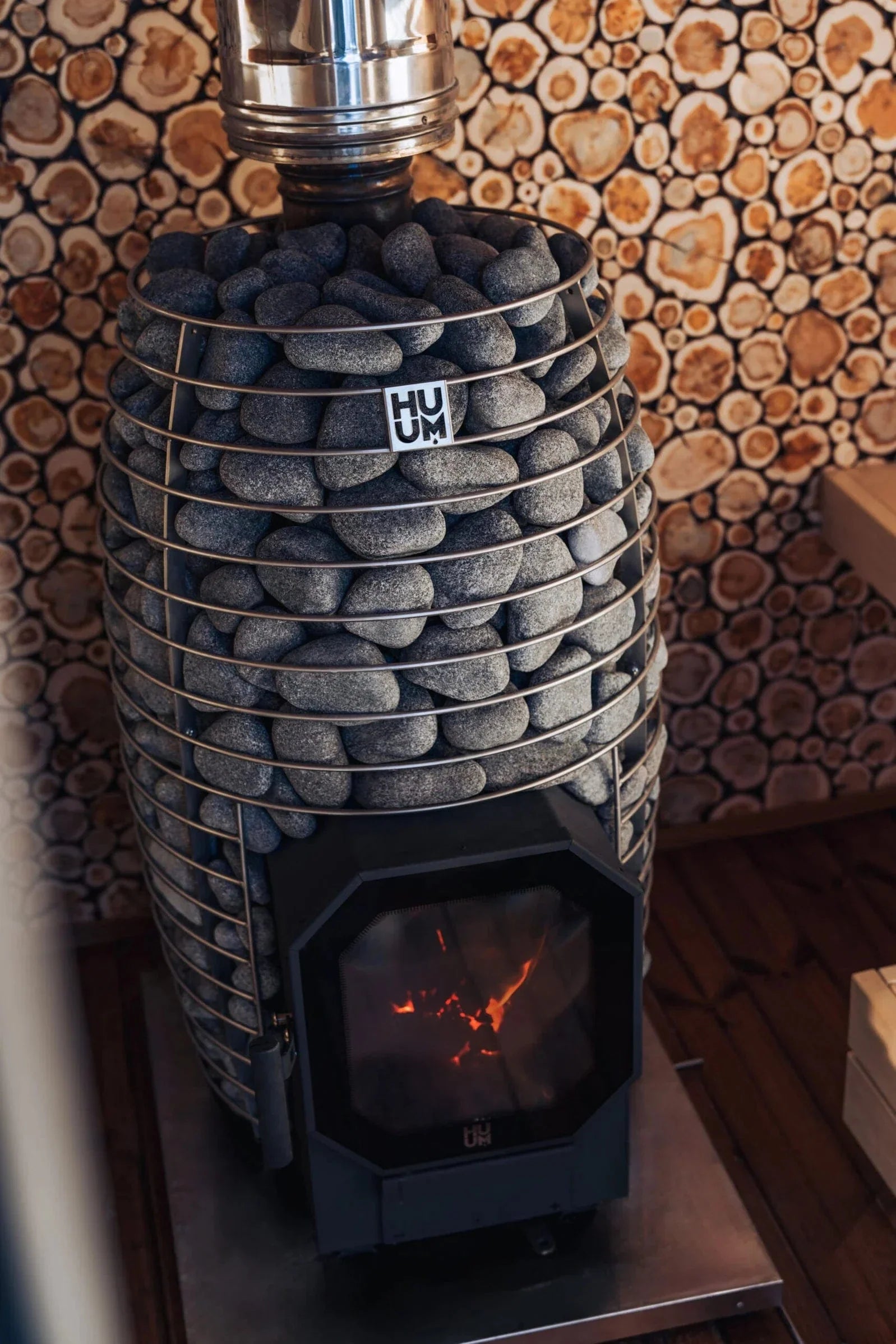 HUUM HIVE Flow Wood Burning Sauna Stove Package