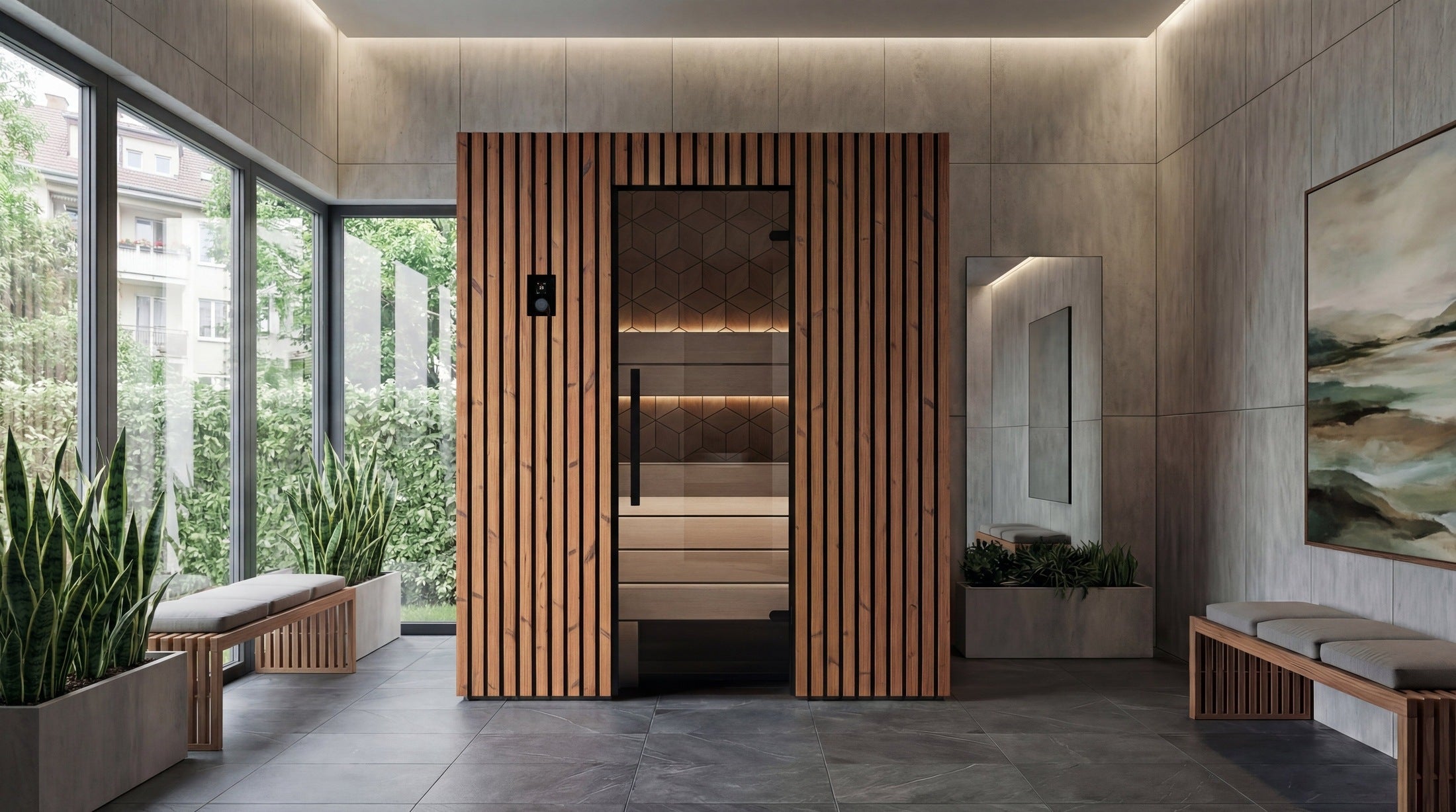 Leil Como 3-180 3 Person Indoor Sauna Kit