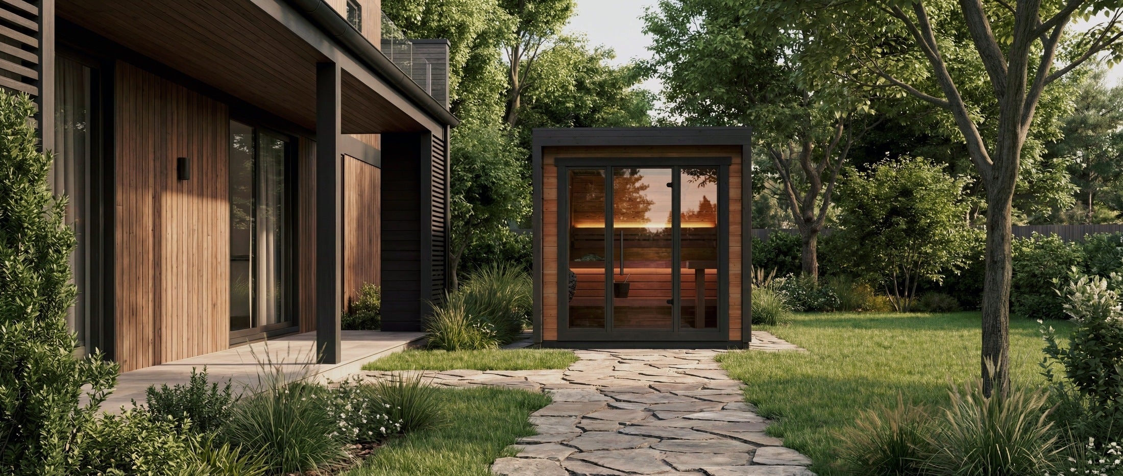 Leil Patio XS 4 Person Outdoor Sauna