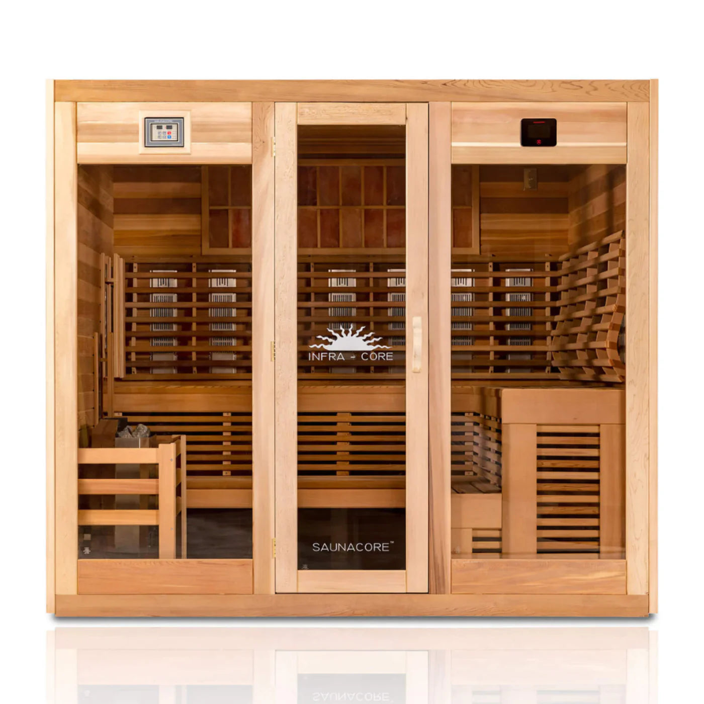 SaunaCore Infrared Infra-core Premium Dual Sauna