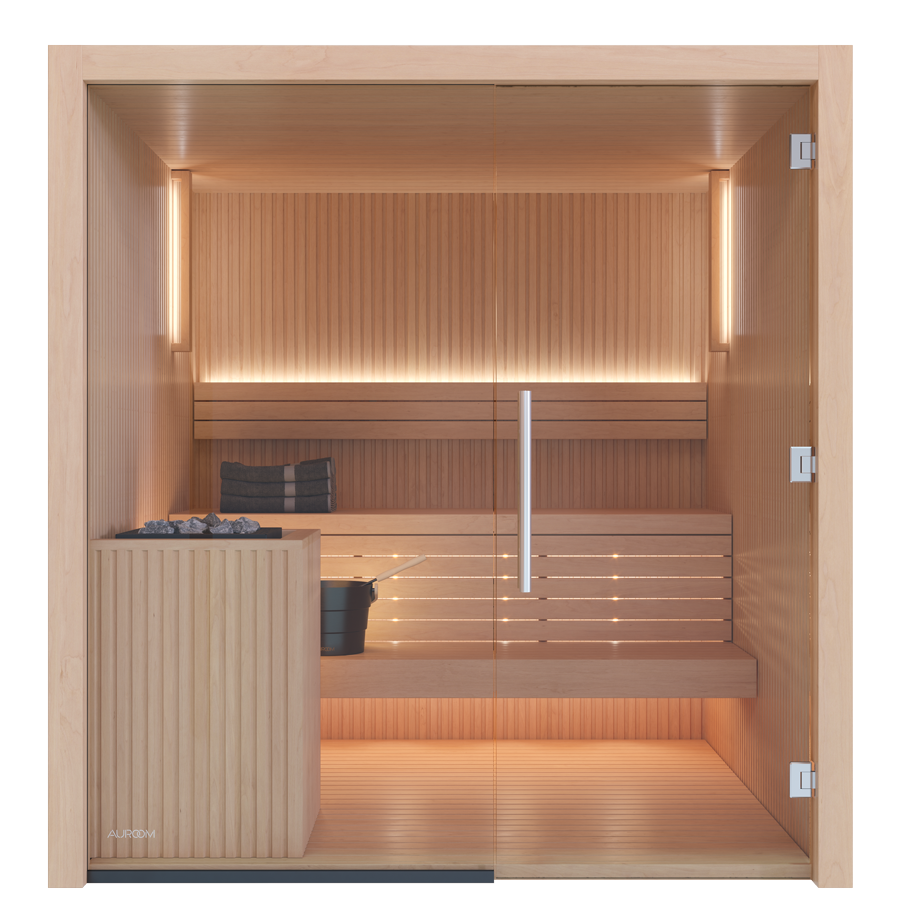 Auroom Libera Glass Cabin Sauna Kit