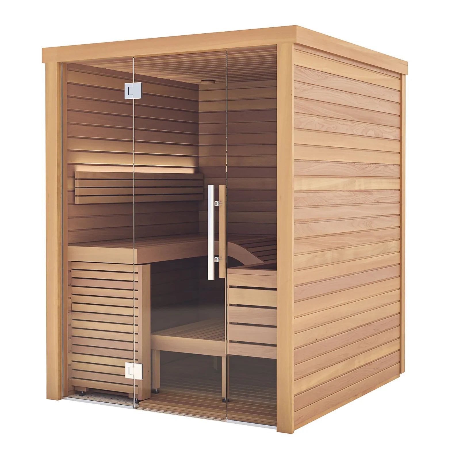 Auroom Baia Glass Indoor Sauna Kit