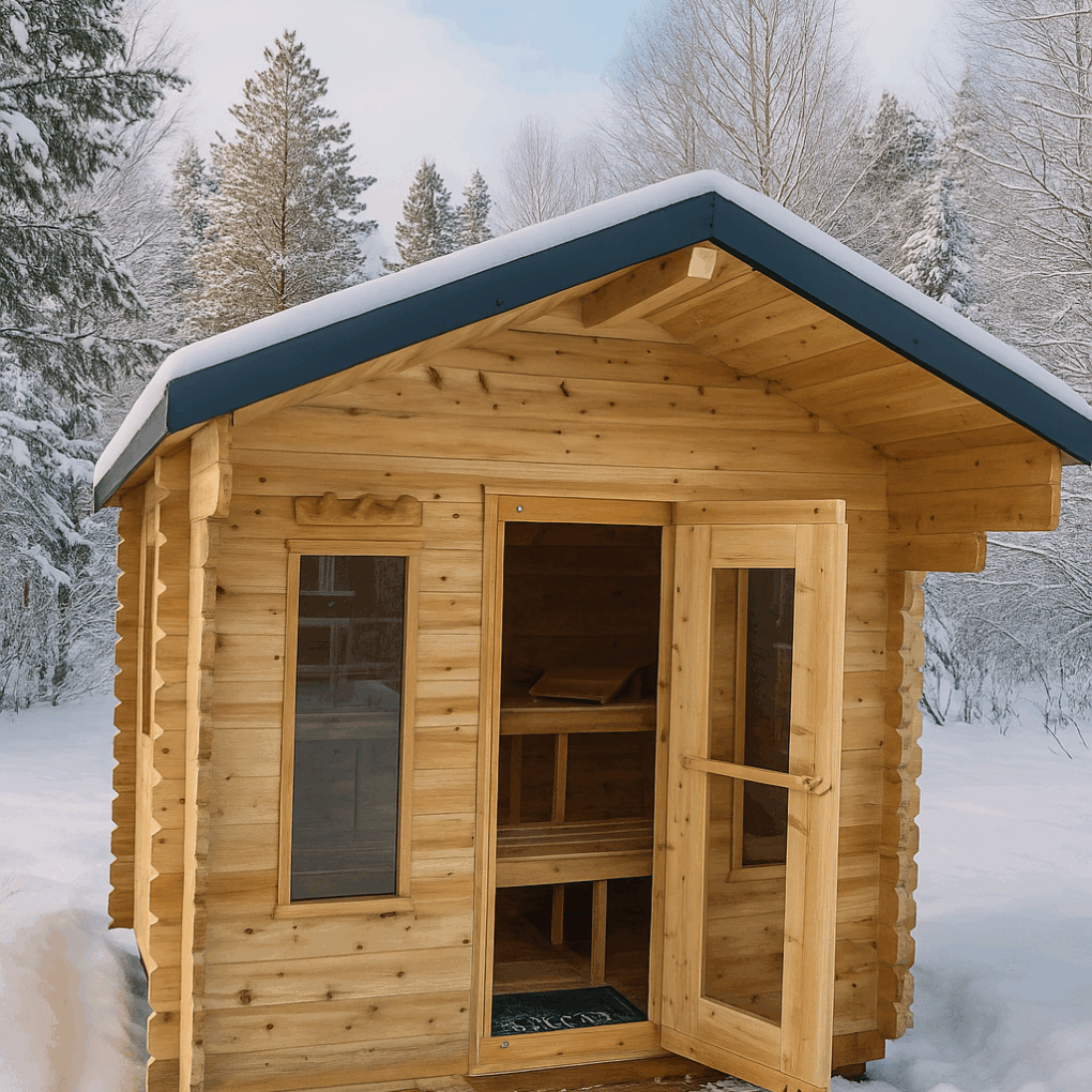 Dundalk CT Palmer 6-Person Cabin Outdoor Sauna CTC68