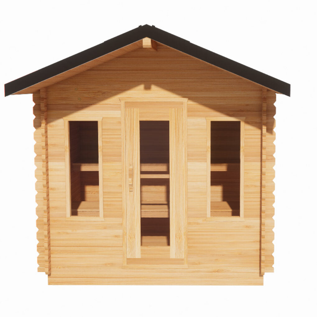 Dundalk CT Palmer 6-Person Cabin Outdoor Sauna CTC68
