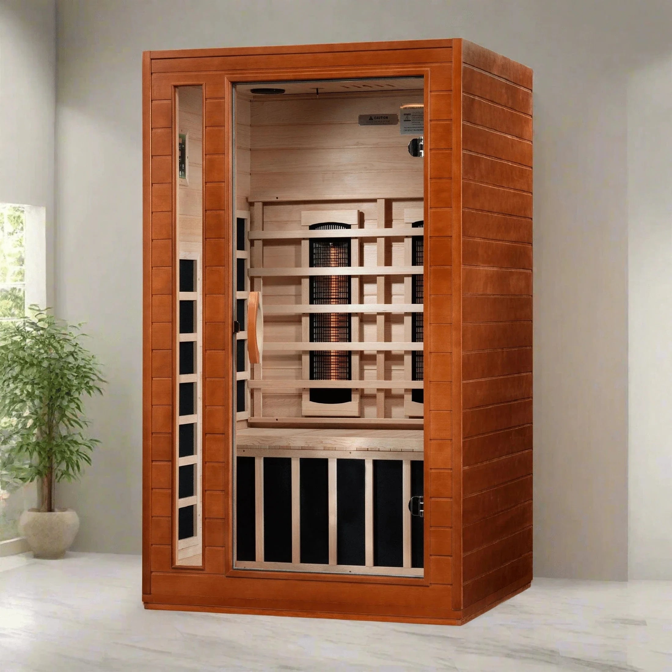 Dynamic "Cordoba" 2-Person Full Spectrum  Near Zero EMF FAR Infrared Sauna DYN-6203-02 FS
