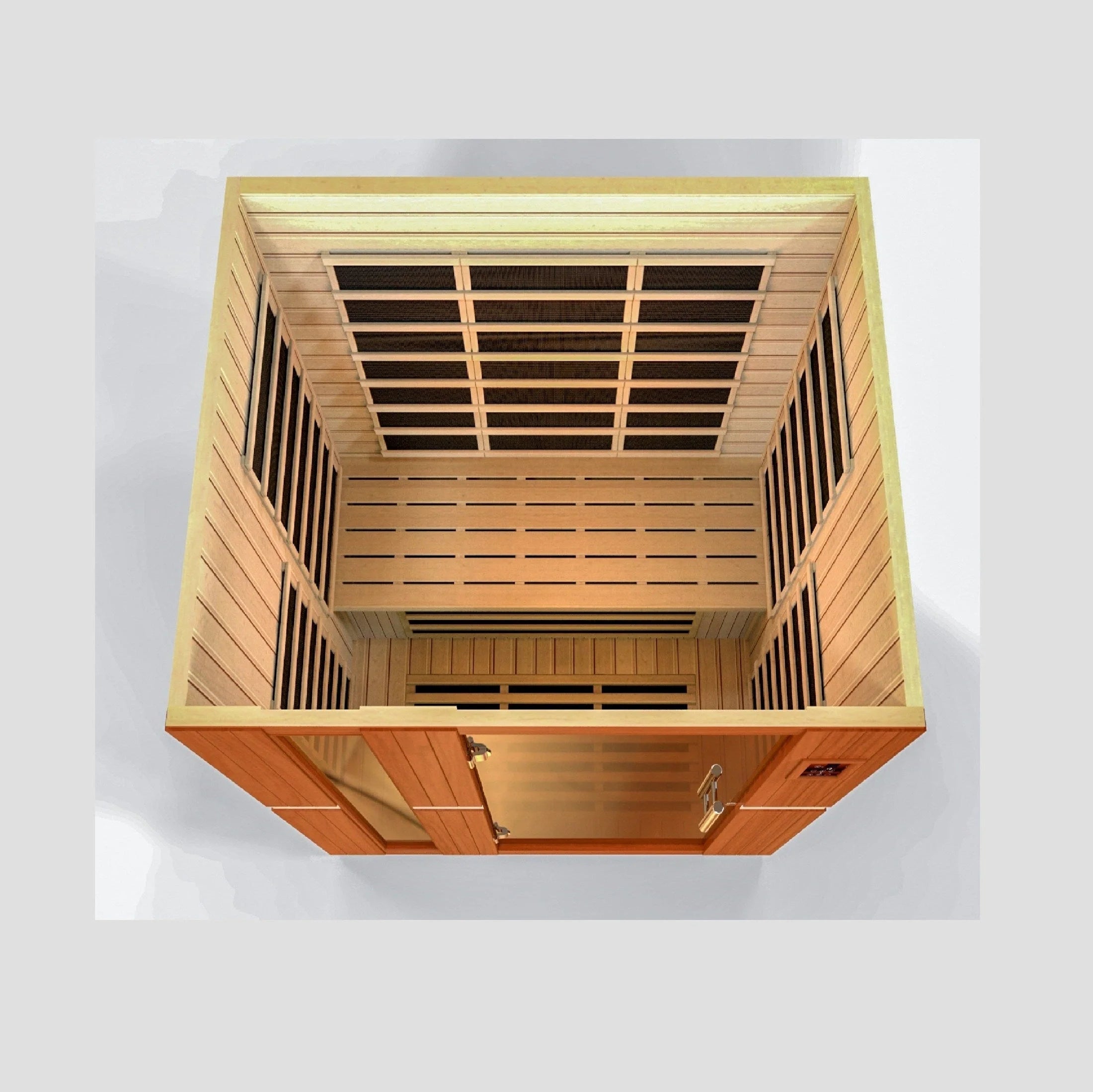 Dynamic "Lugano" 3-person Low EMF FAR Infrared Sauna DYN-6336-02