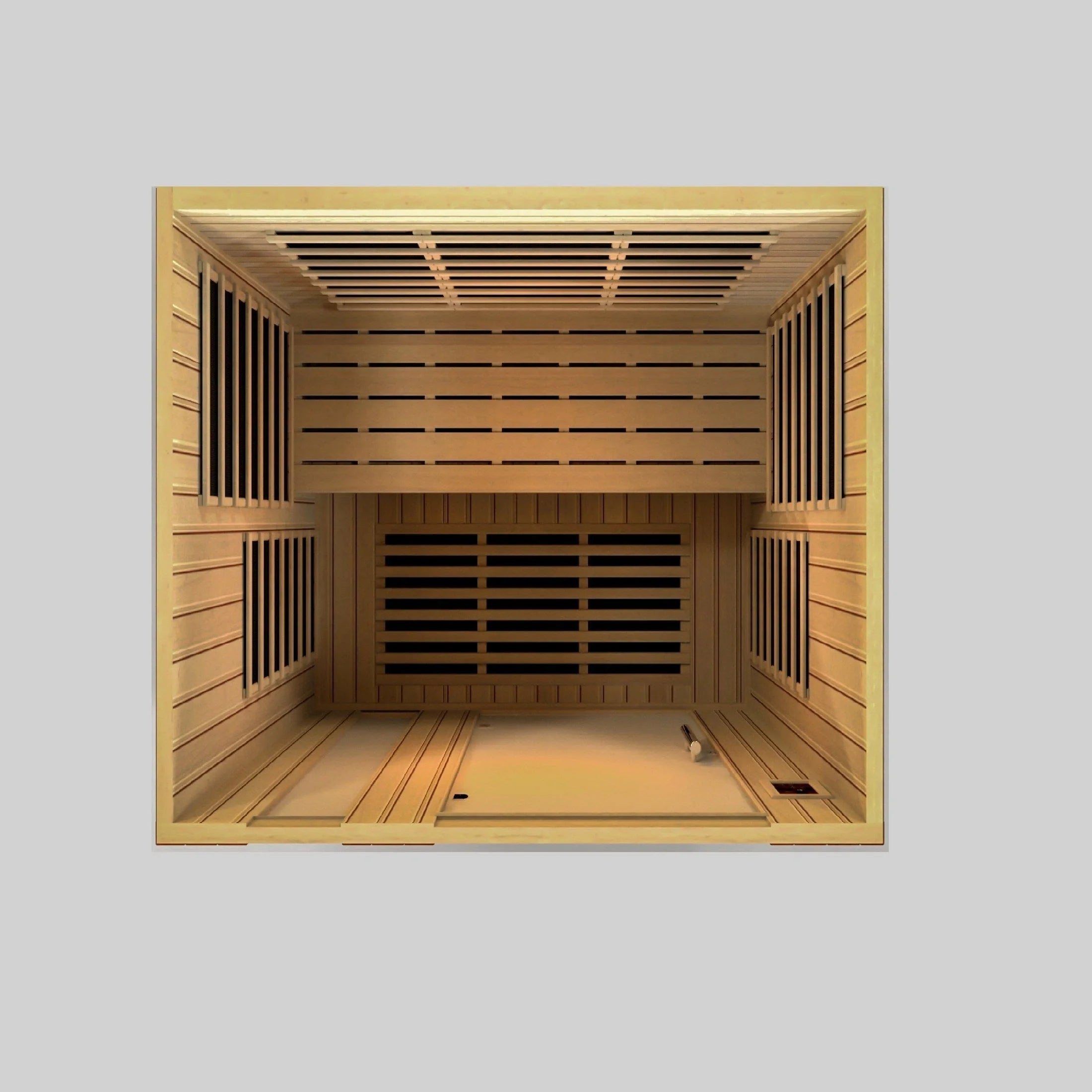 Dynamic "Lugano" 3-person Low EMF FAR Infrared Sauna DYN-6336-02