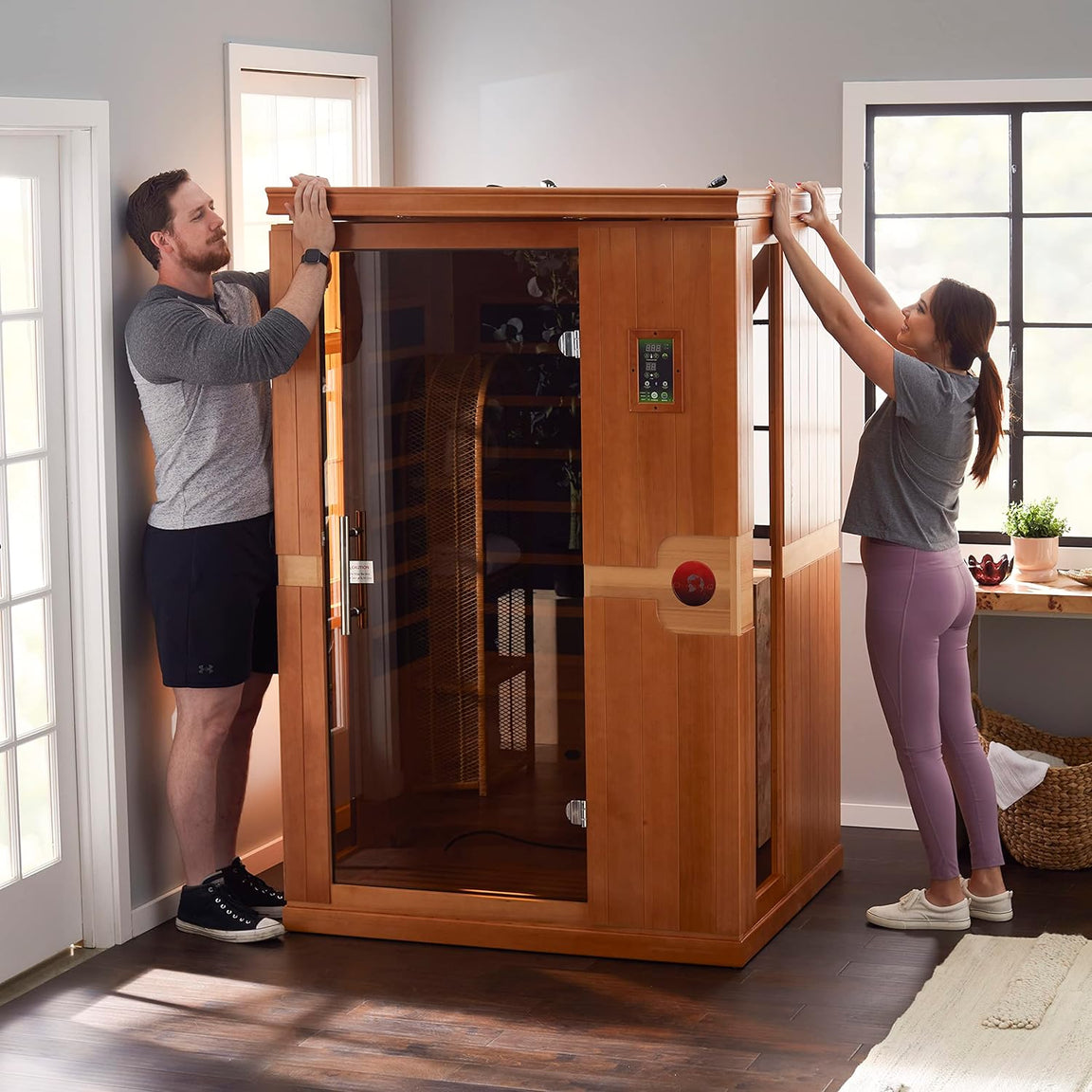 Dynamic Venice Elite 2-person Ultra Low EMF FAR Infrared Sauna - DYN-6210-01 Elite