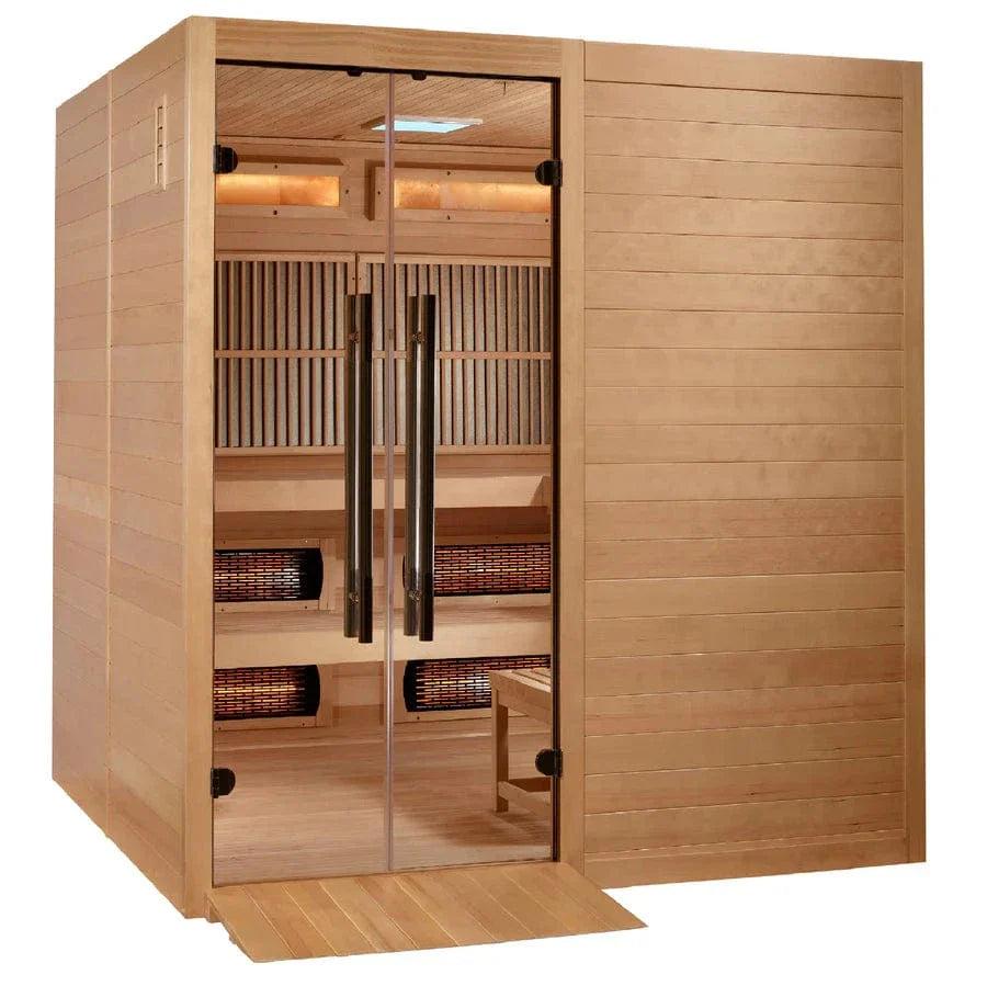 Golden Designs 2025 Toledo GDI-8360-01 6 Person Hybrid Indoor Sauna.