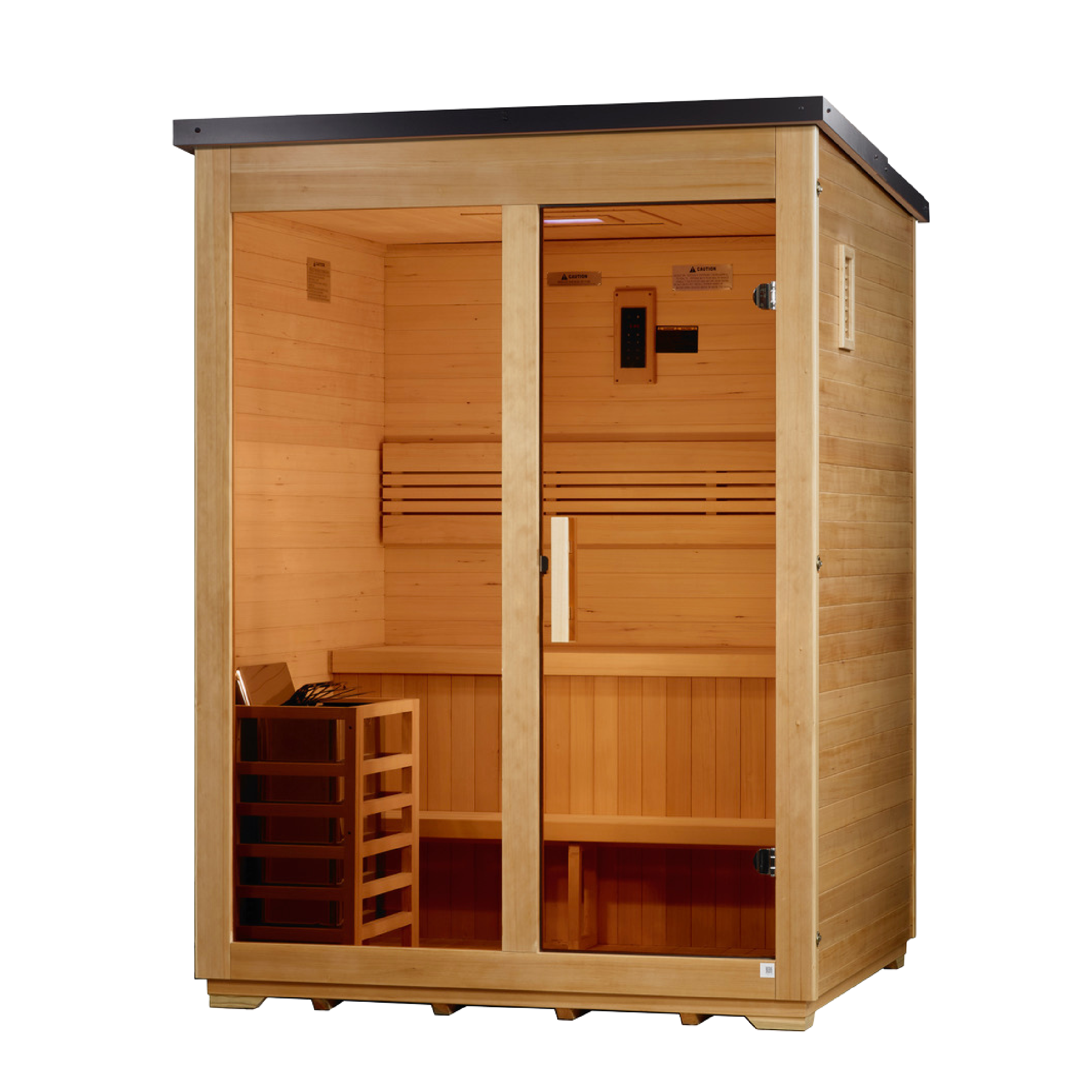 Golden Designs "Arlberg" 3 Person Traditional Outdoor Sauna GDI-8103-01