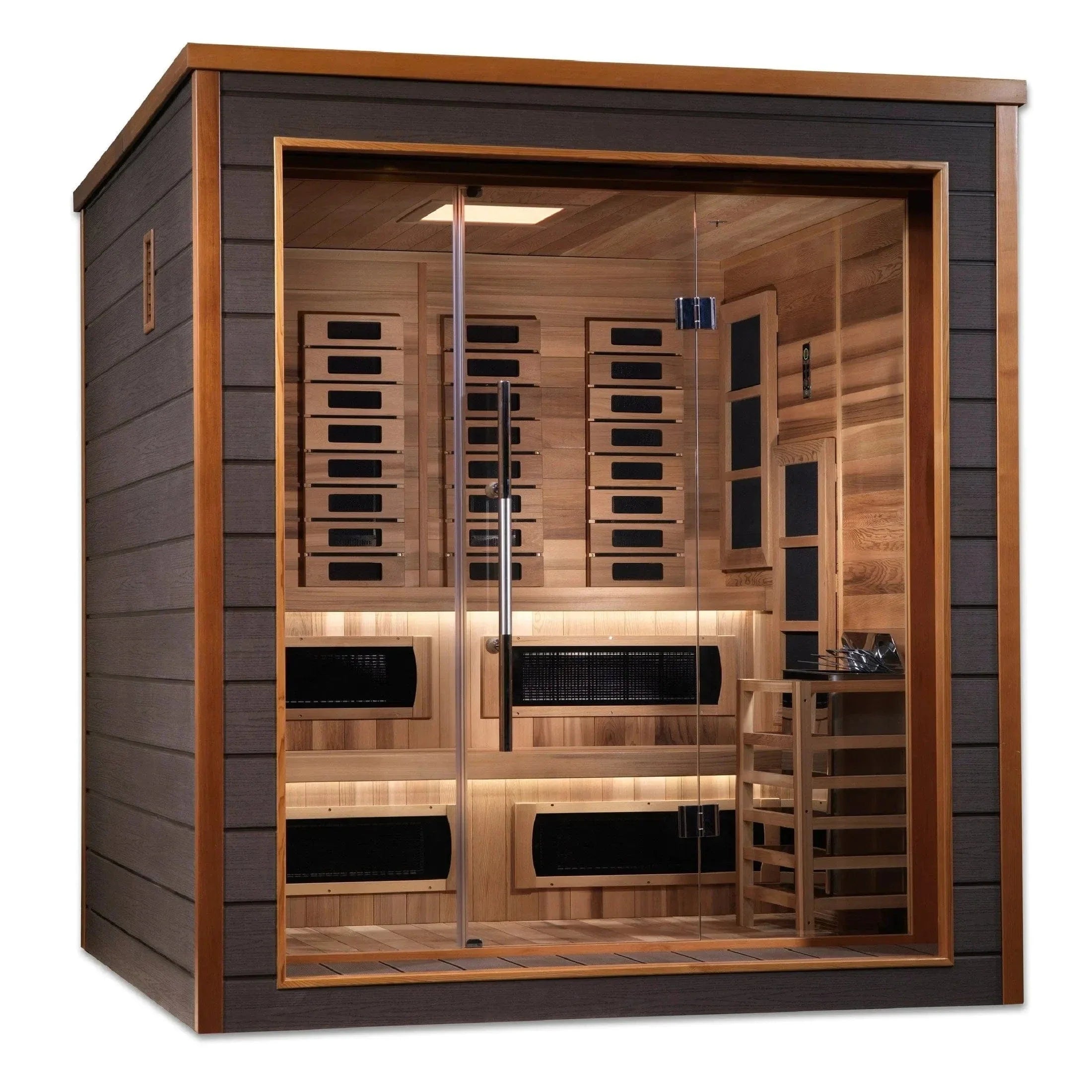 Golden Designs Karlstad 6 Person Hybrid Outdoor Sauna GDI-8226-01