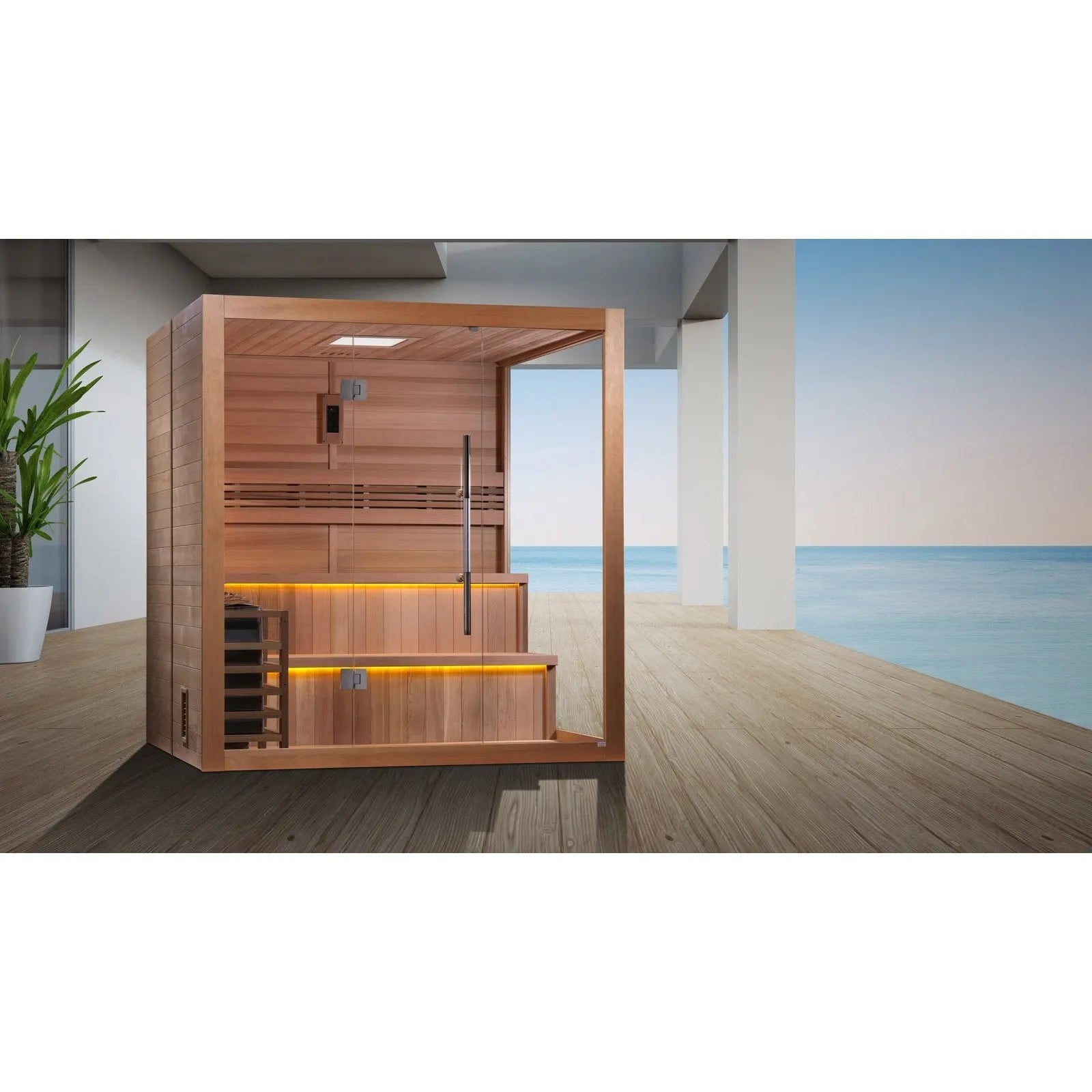 Golden Designs "Kuusamo Edition" 6 Person Indoor Traditional Sauna GDI-7206-01