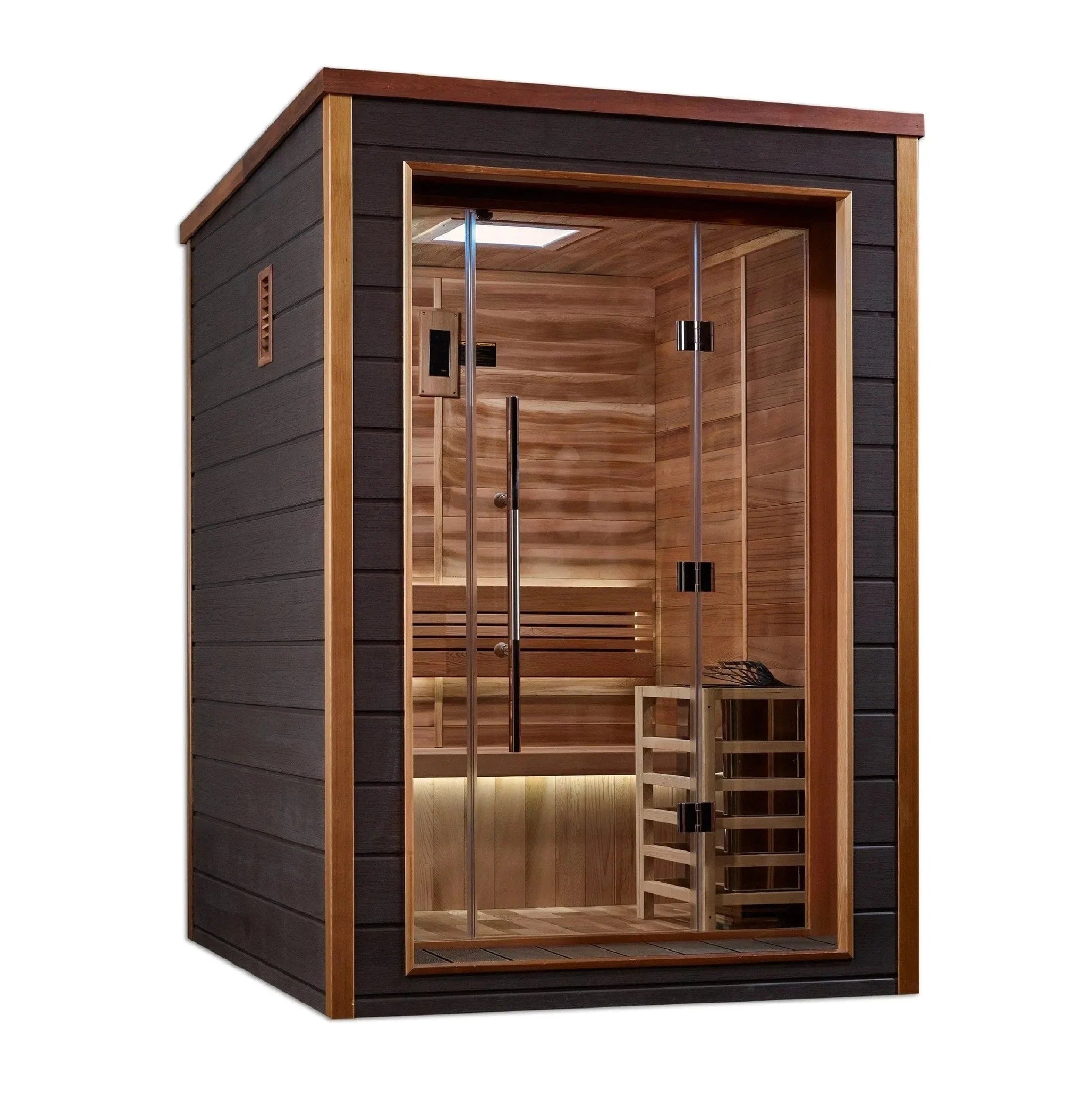Golden Designs Narvik 2 Person Outdoor Traditional Sauna GDI-8202-01