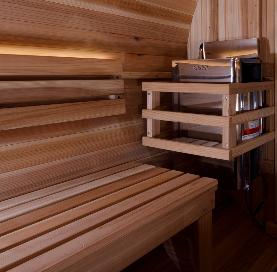 Golden Designs "Zurich" 4 Person Barrel Traditional Sauna GDI-B024-01