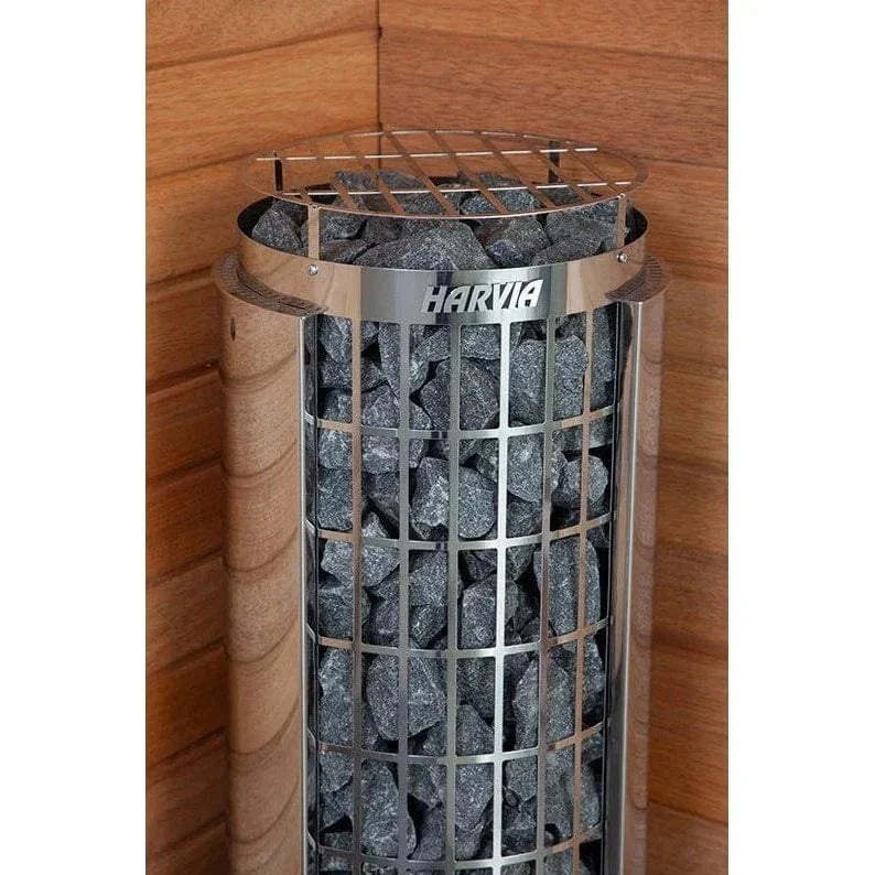 Harvia Cilindro PC80E Sauna Heater Package