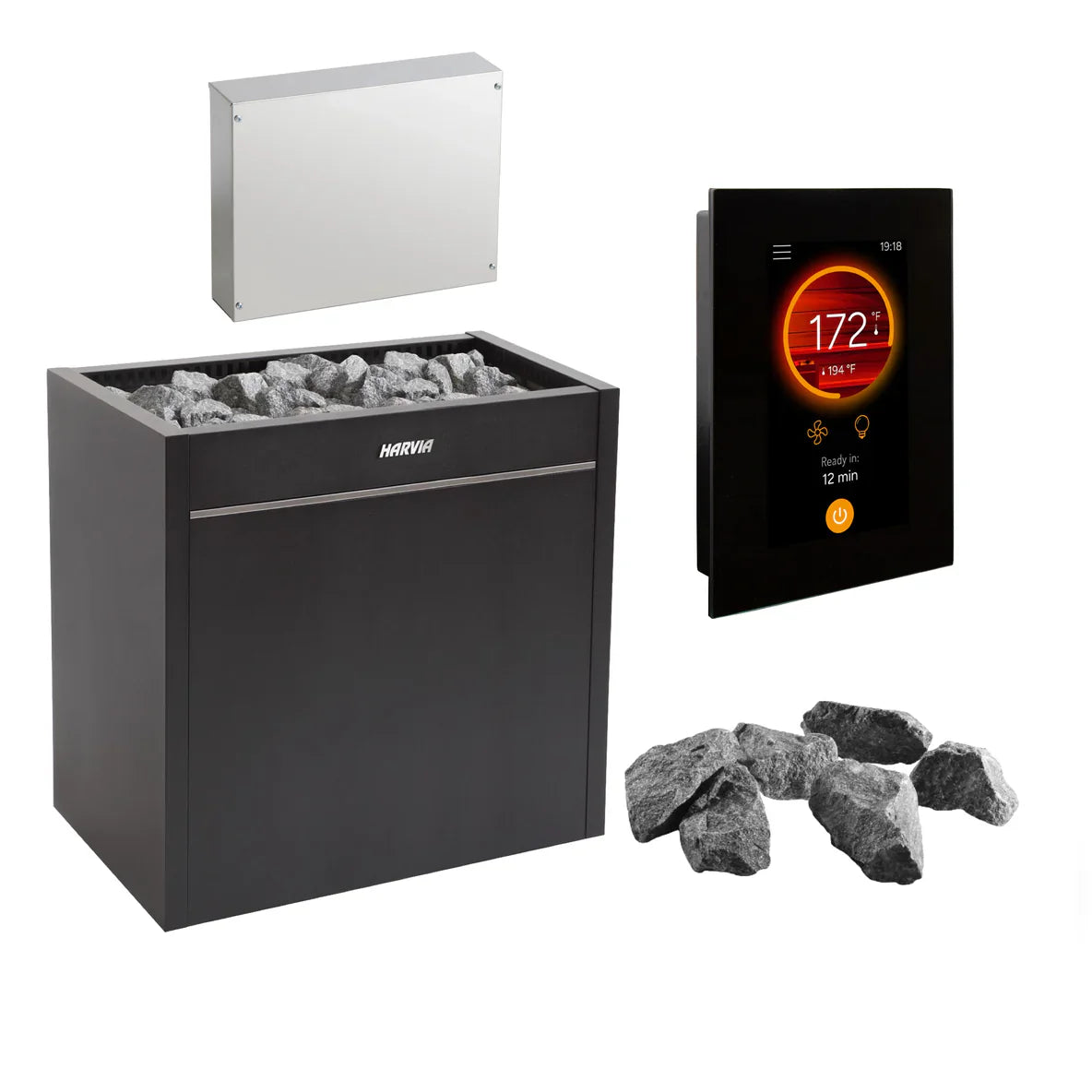 Harvia Sauna Heater Fenix FX45 WiFi Control Package Harvia Virta Pro HL200E Electric Sauna Heater Package
