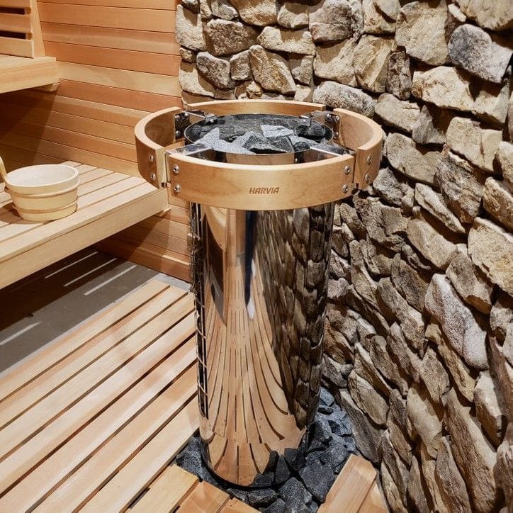 Harvia Cilindro PC60E Sauna Heater Package
