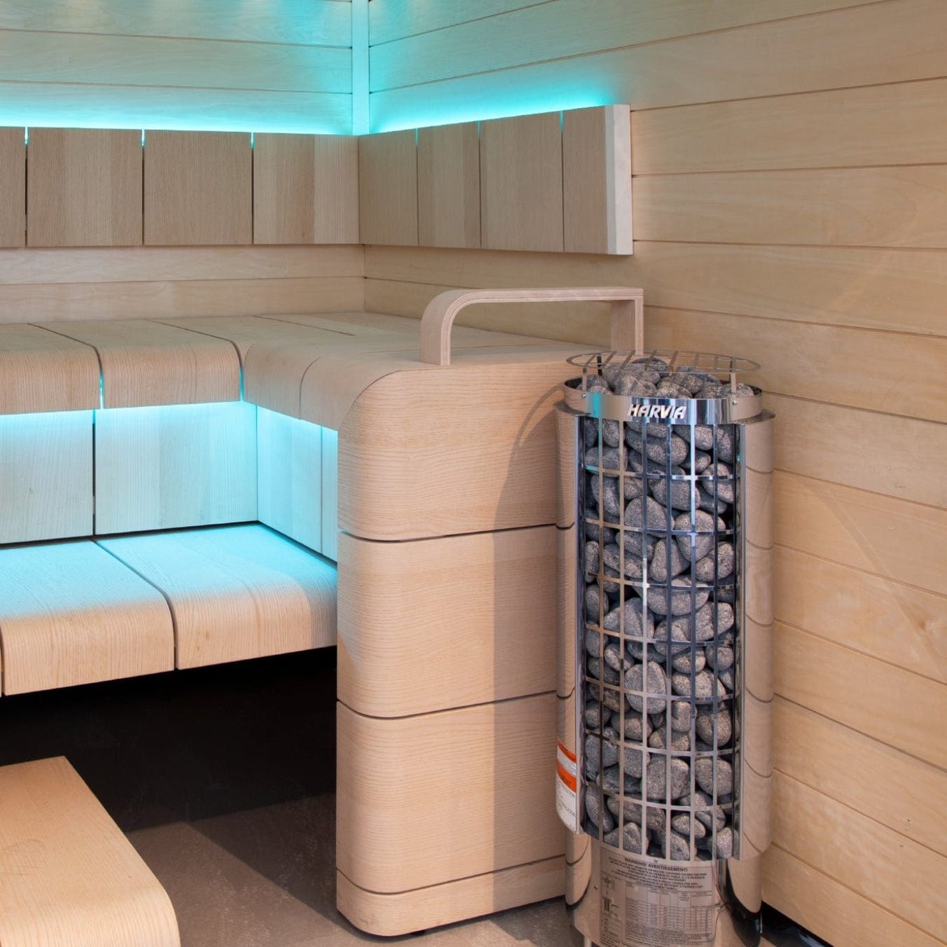 Harvia Cilindro PC80E Sauna Heater Package