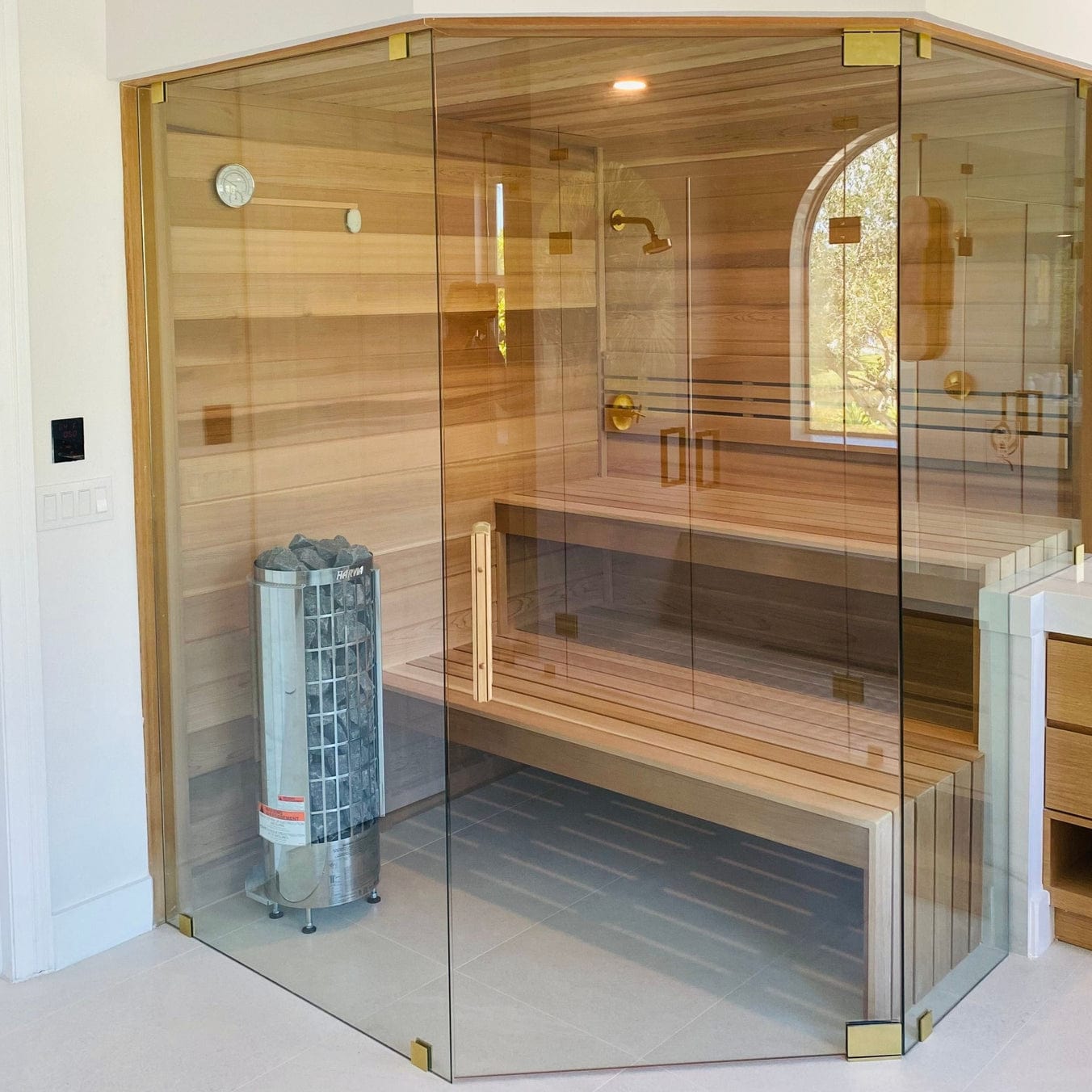 Harvia Cilindro PC110E 10.5 kW Electric Sauna Heater