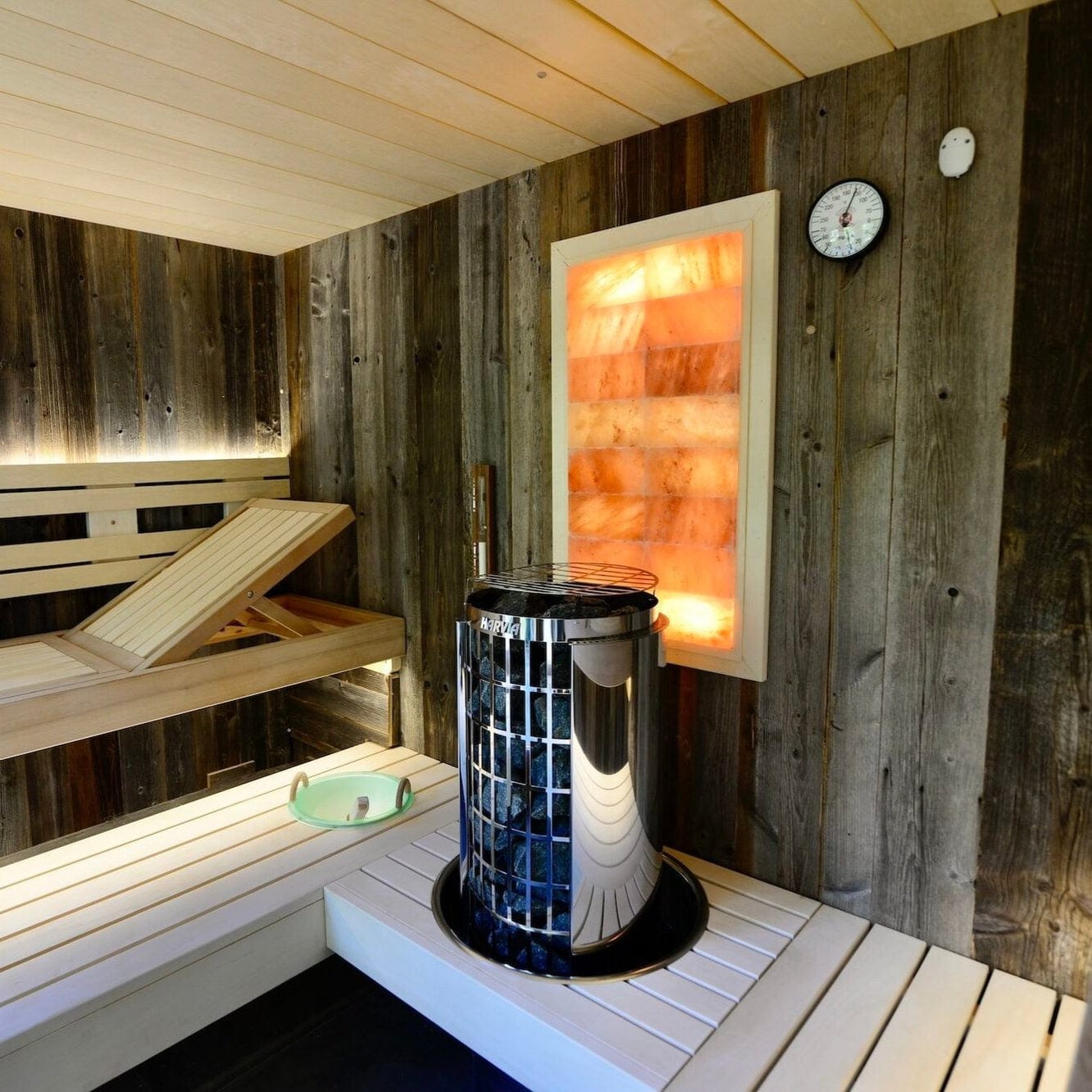 Harvia Cilindro PC90 9 kW Electric Sauna Heater w/ Built-In Controls
