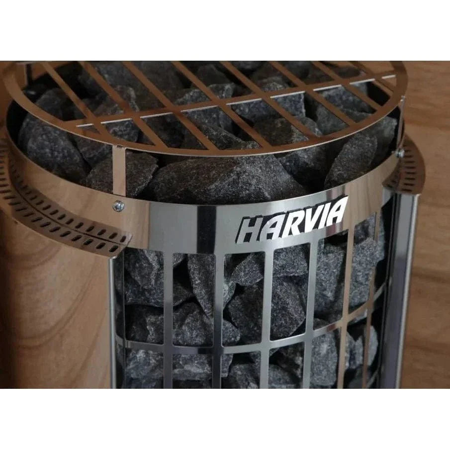 Harvia Cilindro PC90 9 kW Electric Sauna Heater w/ Built-In Controls