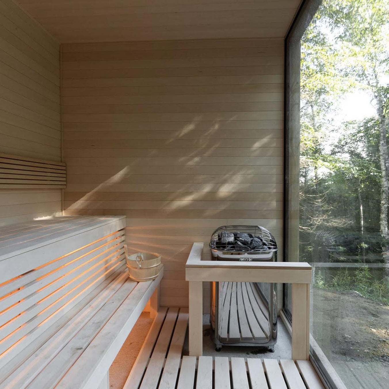 Harvia Club K12.5G Electric Sauna Heater Package