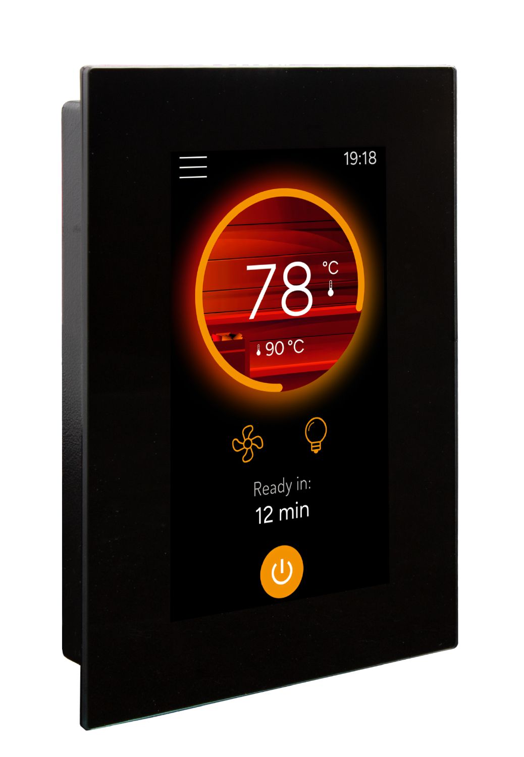 Harvia Fenix FX001XW WiFi Touchscreen Control Panel  Smart Sauna Control, Redesigned for Modern Living