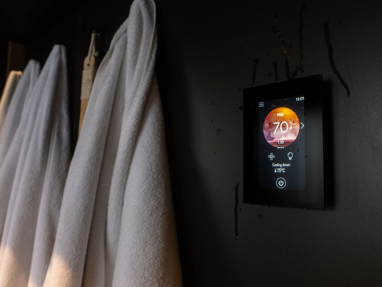 Harvia Fenix FX001XW WiFi Touchscreen Control Panel  Smart Sauna Control, Redesigned for Modern Living