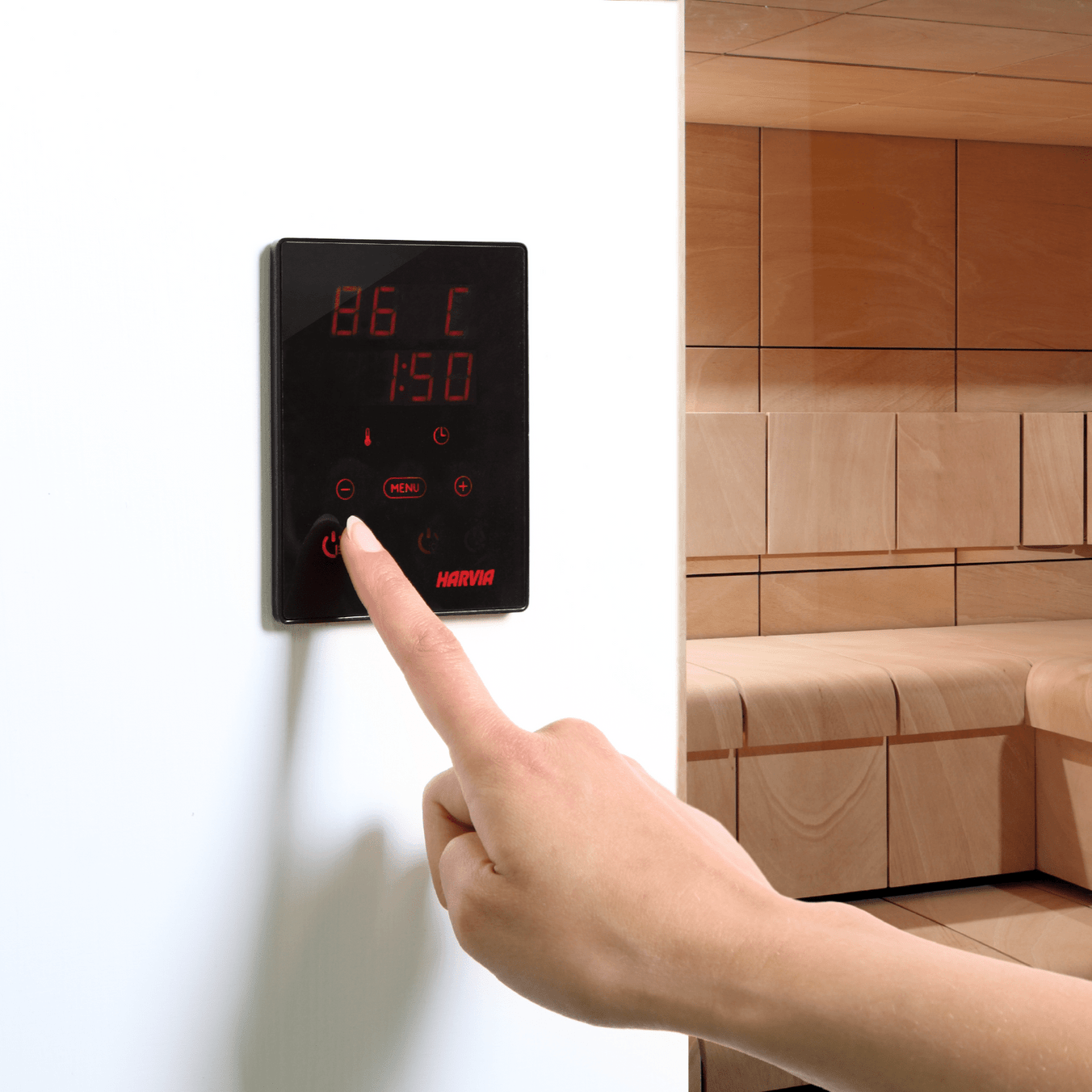 Harvia KIP80W 8 kW Electric Sauna Heater Black