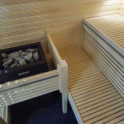 Harvia Virta HL110E Electric Sauna Heater Package