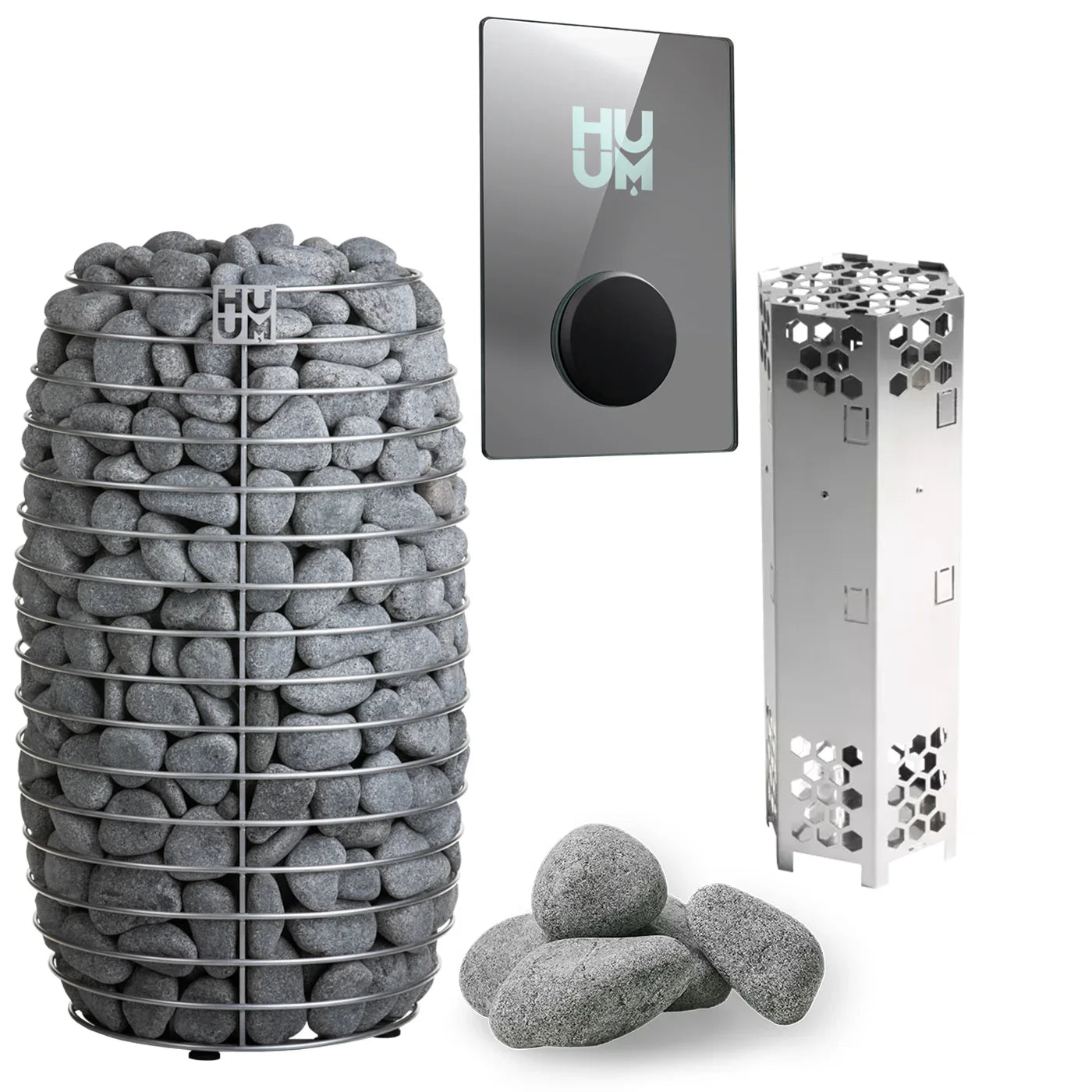HUUM Sauna Heater UKU WiFi Mirror HUUM HIVE Mini Series 10.5kW Sauna Heater Package