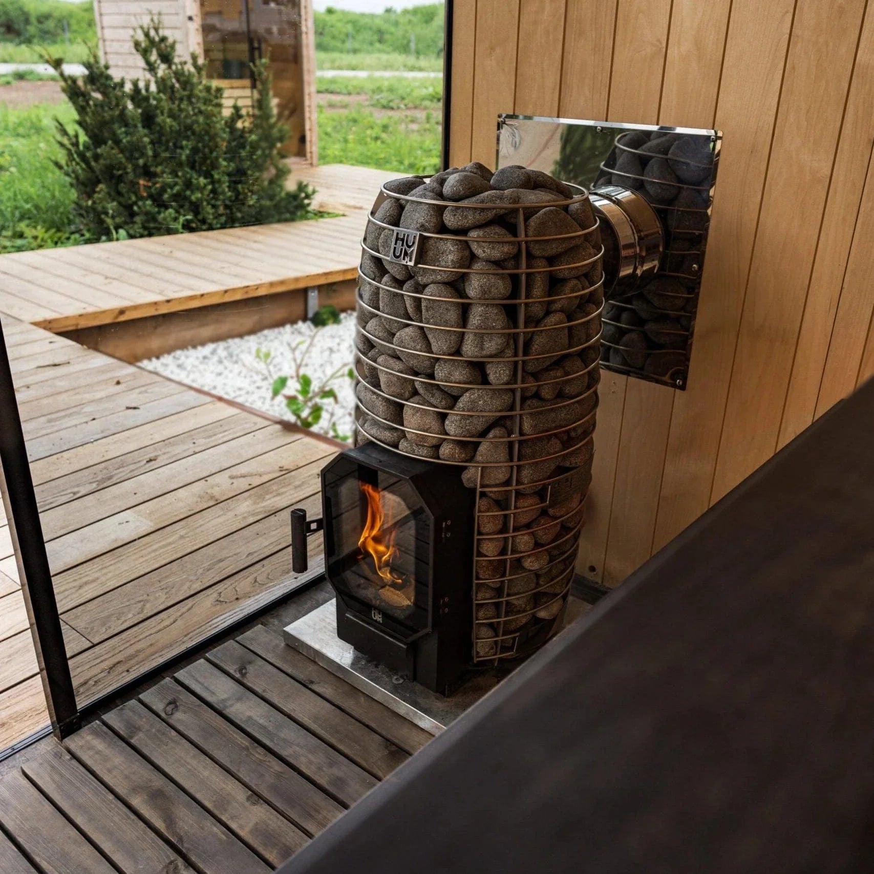 HUUM HIVE Flow Mini Sauna Stove Package