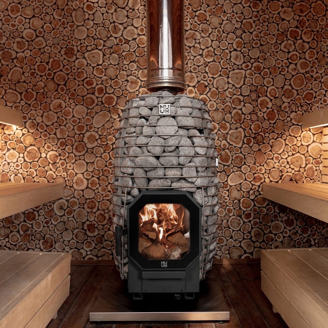 HUUM HIVE Flow Wood Burning Sauna Stove Package